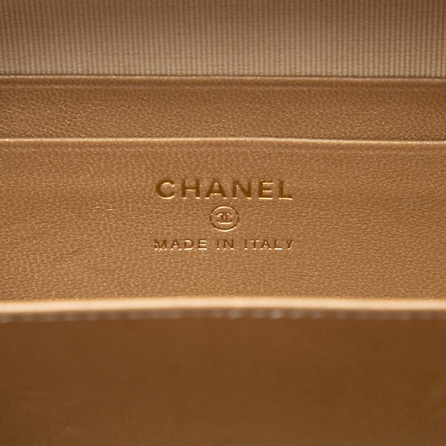 Chanel CC Quilted Lambskin Pearl Crush Camera Bag
