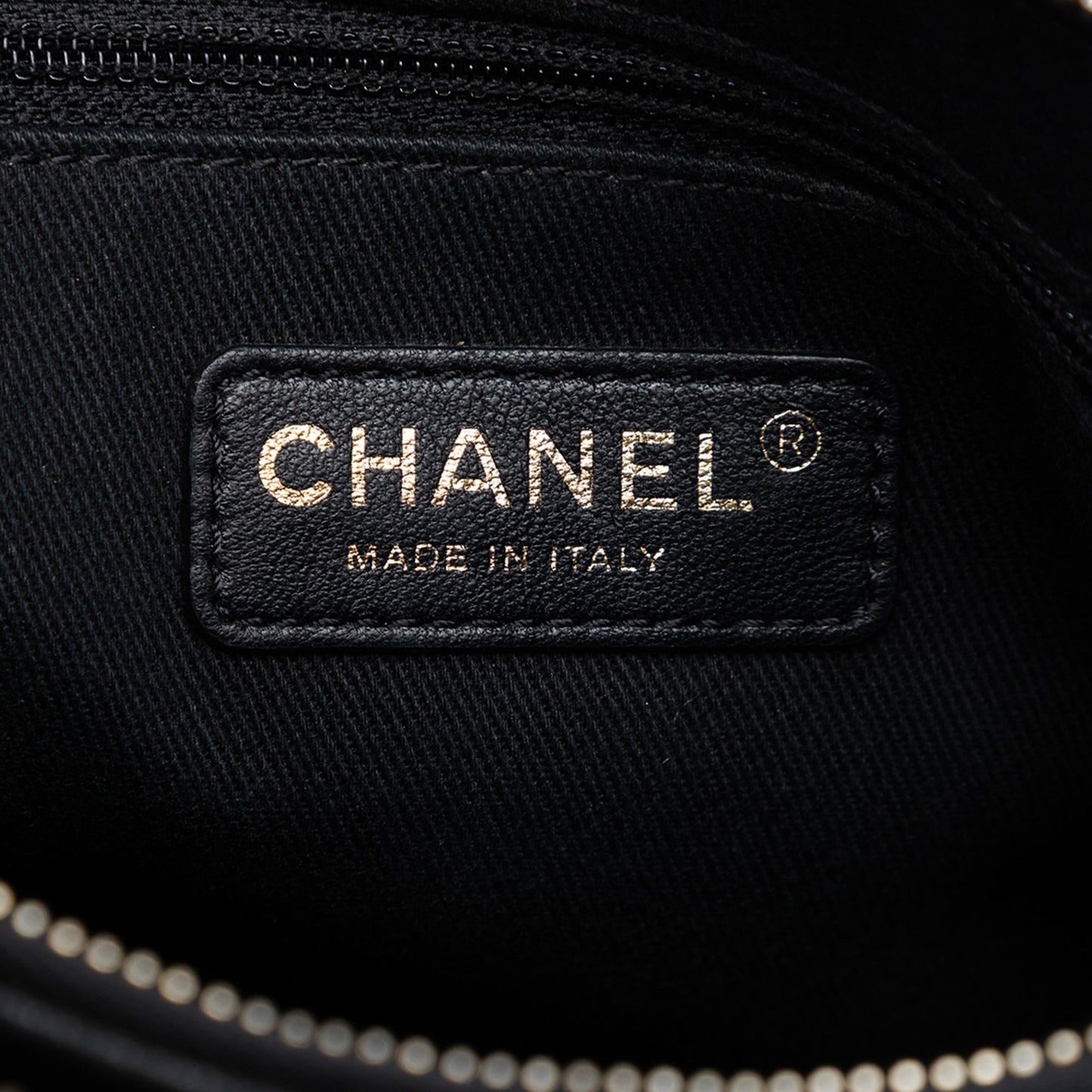Chanel CC Quilted Patent Double Zip Camera Bag