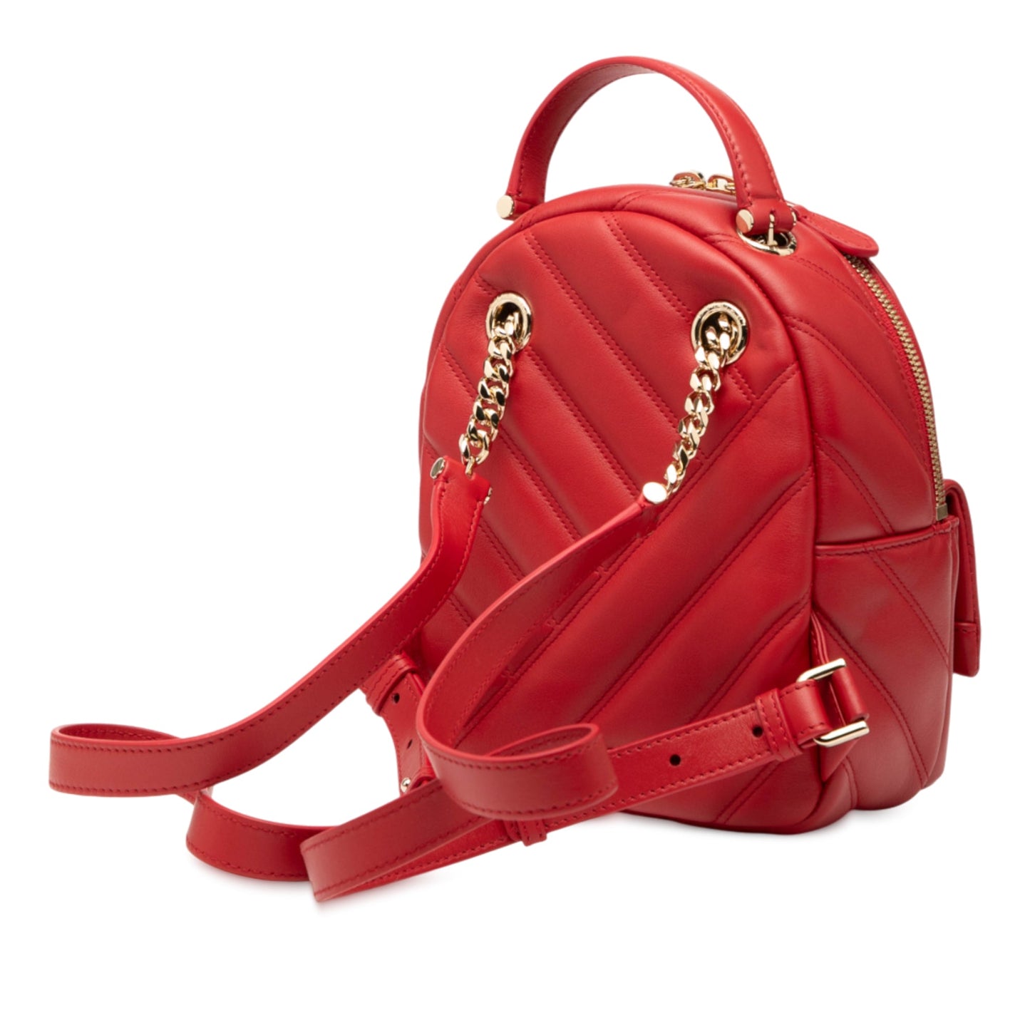 Bvlgari Leather Serpenti Cabochon Backpack