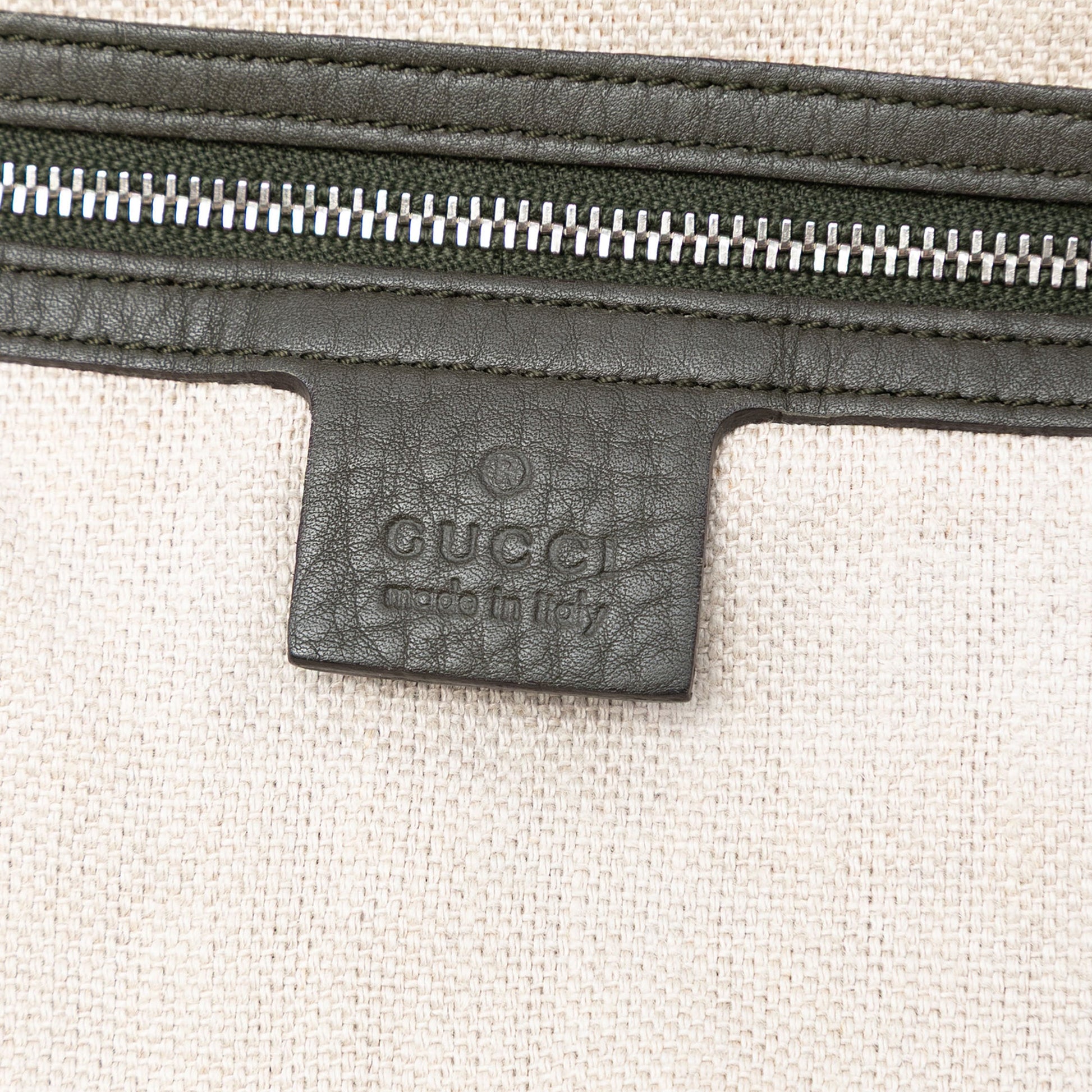 Large GG Canvas Icon Bit Satchel
