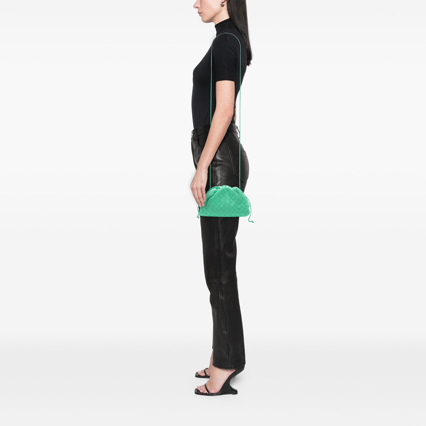 Bottega Veneta Nappa Intrecciato The Mini Pouch Crossbody
