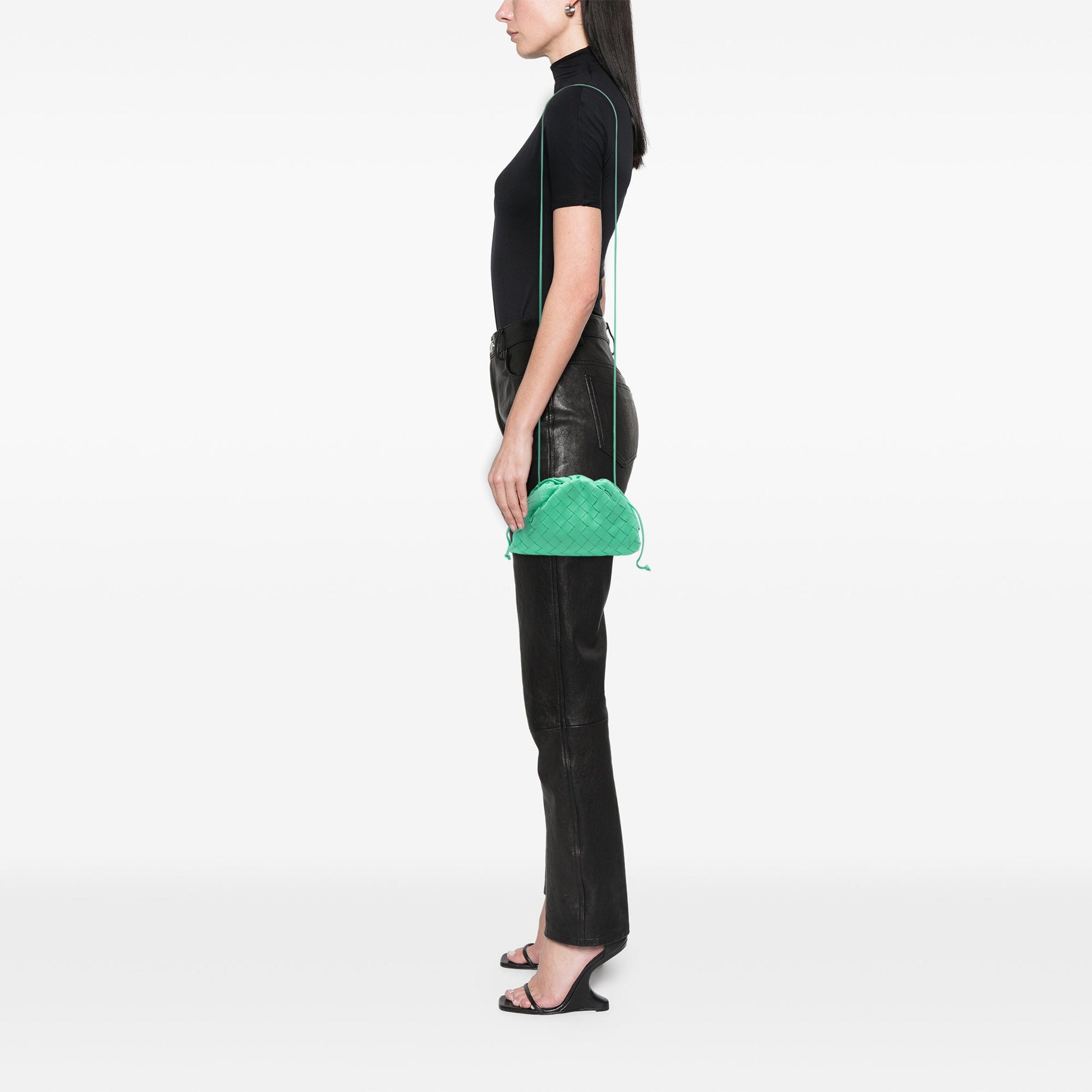 Bottega Veneta Nappa Intrecciato The Mini Pouch Crossbody