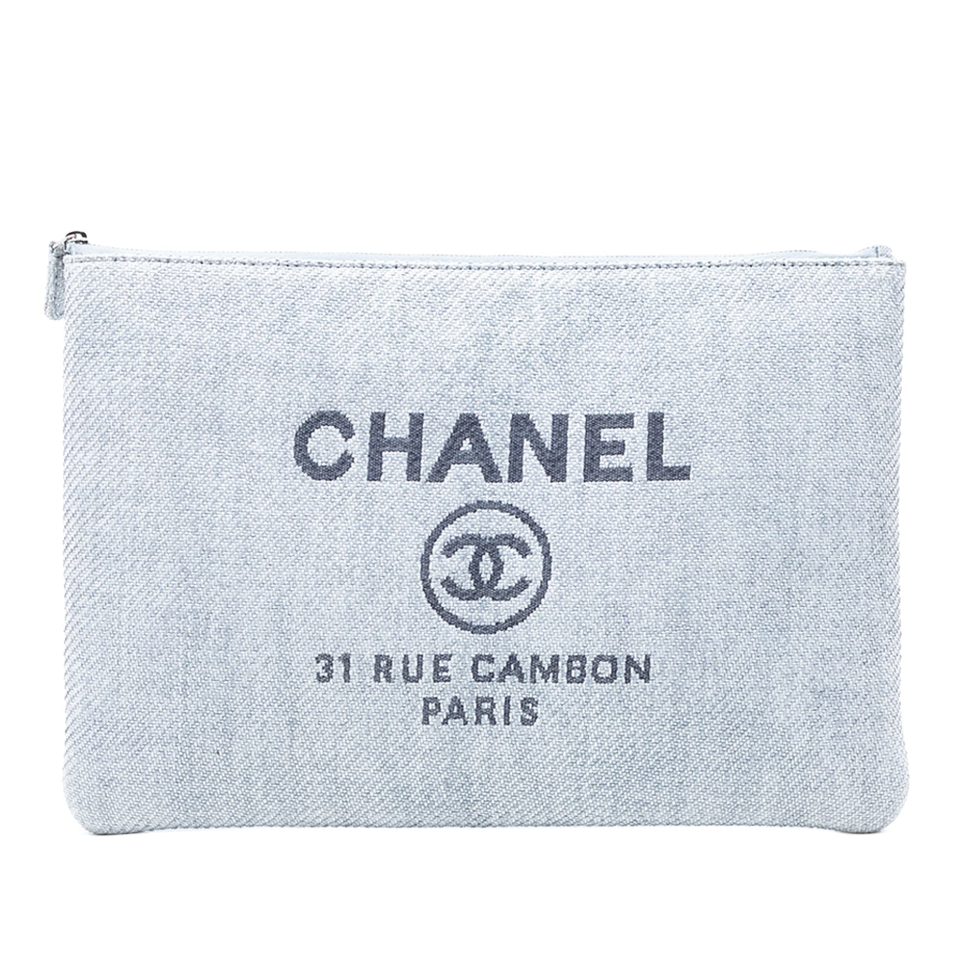 Chanel Large Canvas Deauville O Case