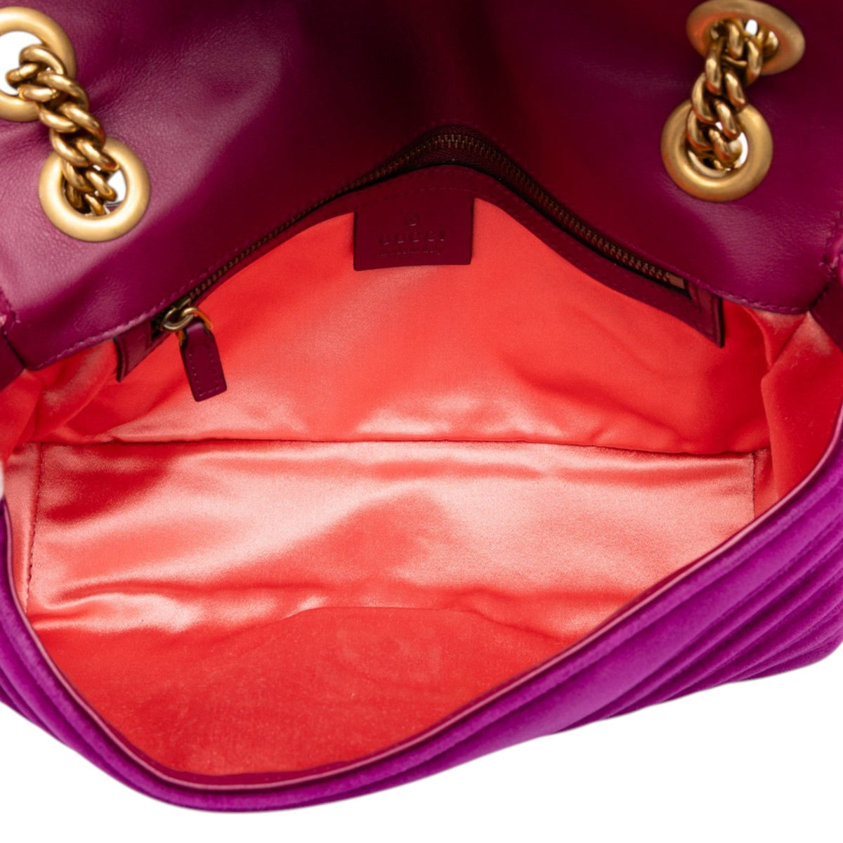 Gucci Medium GG Marmont Matelasse Velvet Shoulder Bag