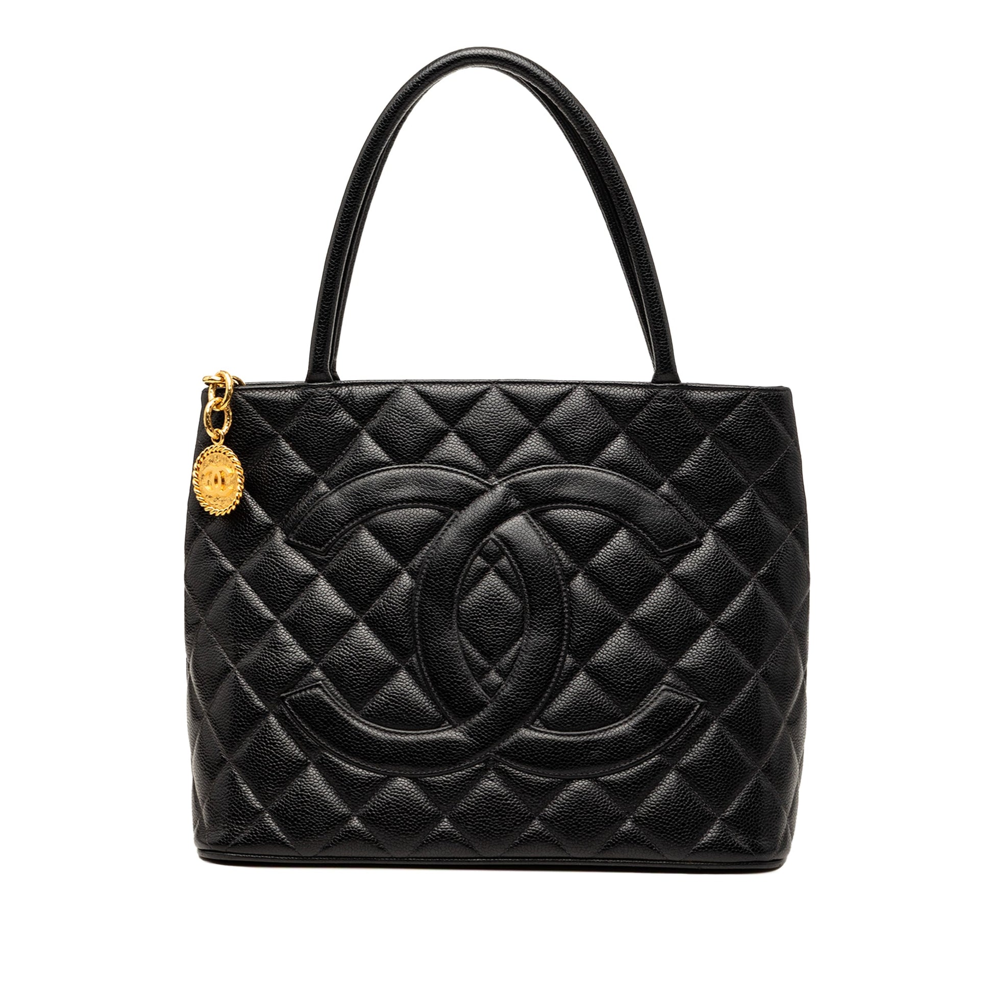 Chanel Caviar Medallion Tote