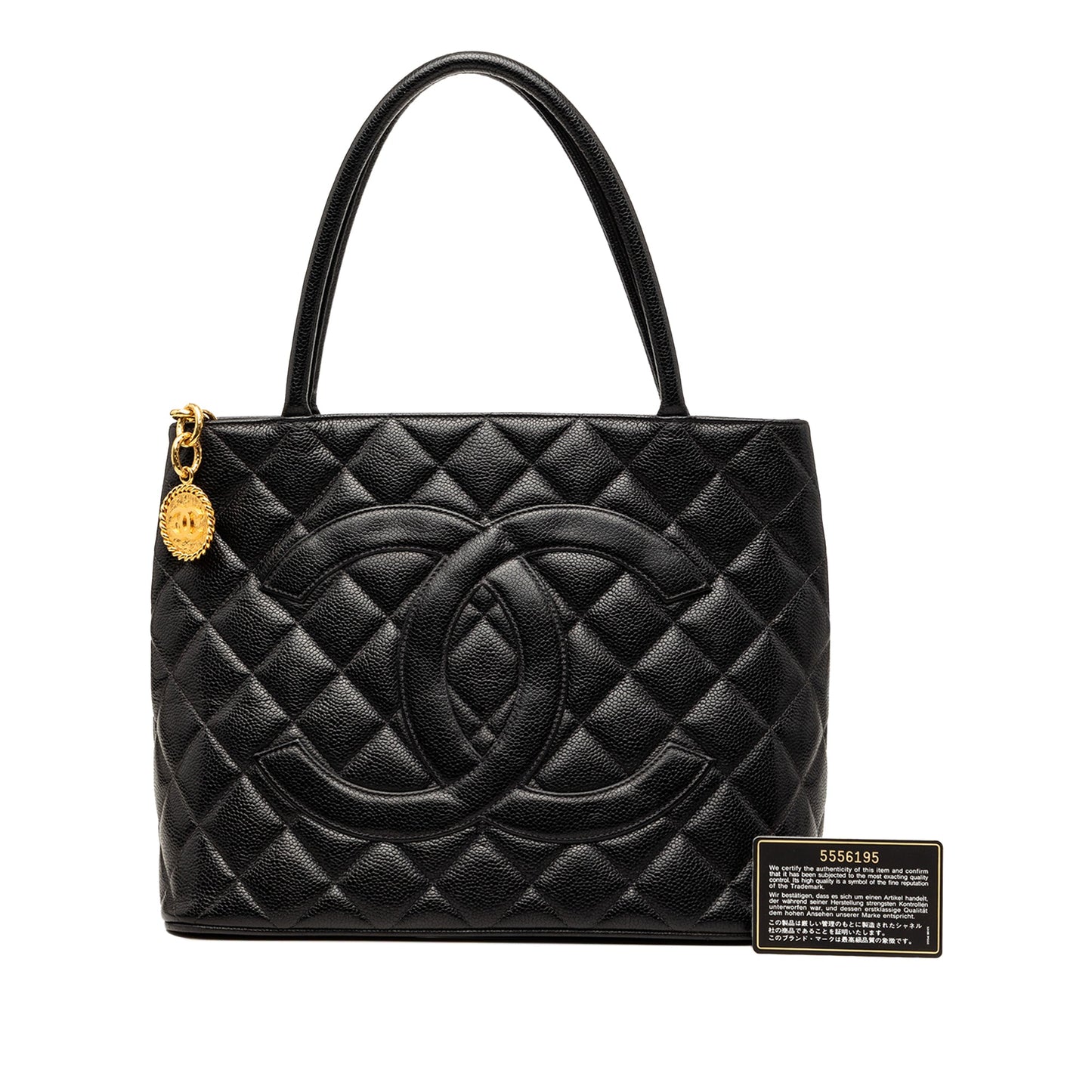 Chanel Caviar Medallion Tote
