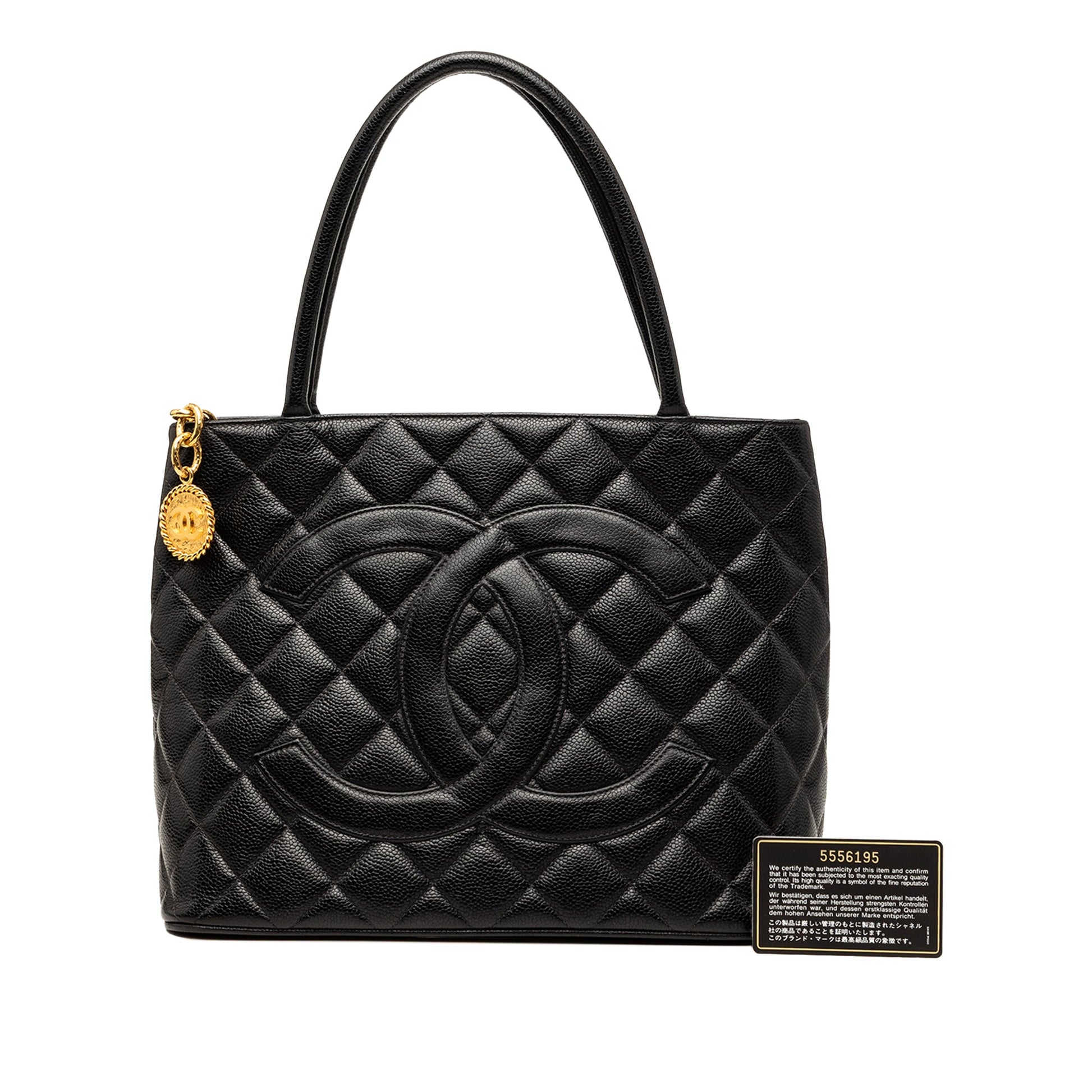 Chanel Caviar Medallion Tote