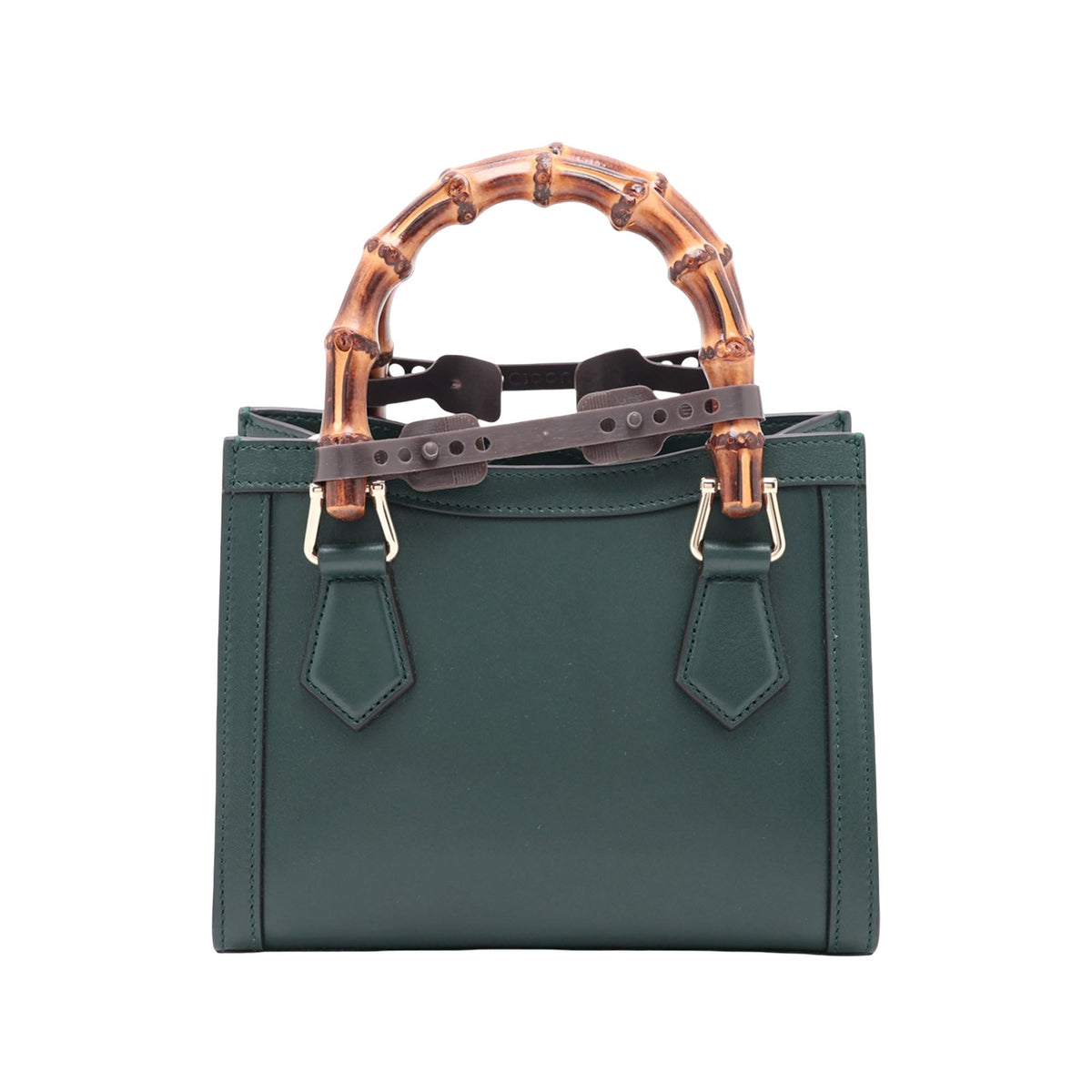 Gucci Small Bamboo Diana Satchel — Green