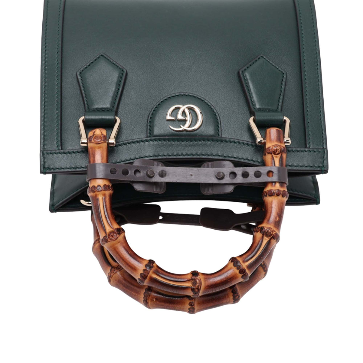 Gucci Small Bamboo Diana Satchel — Green