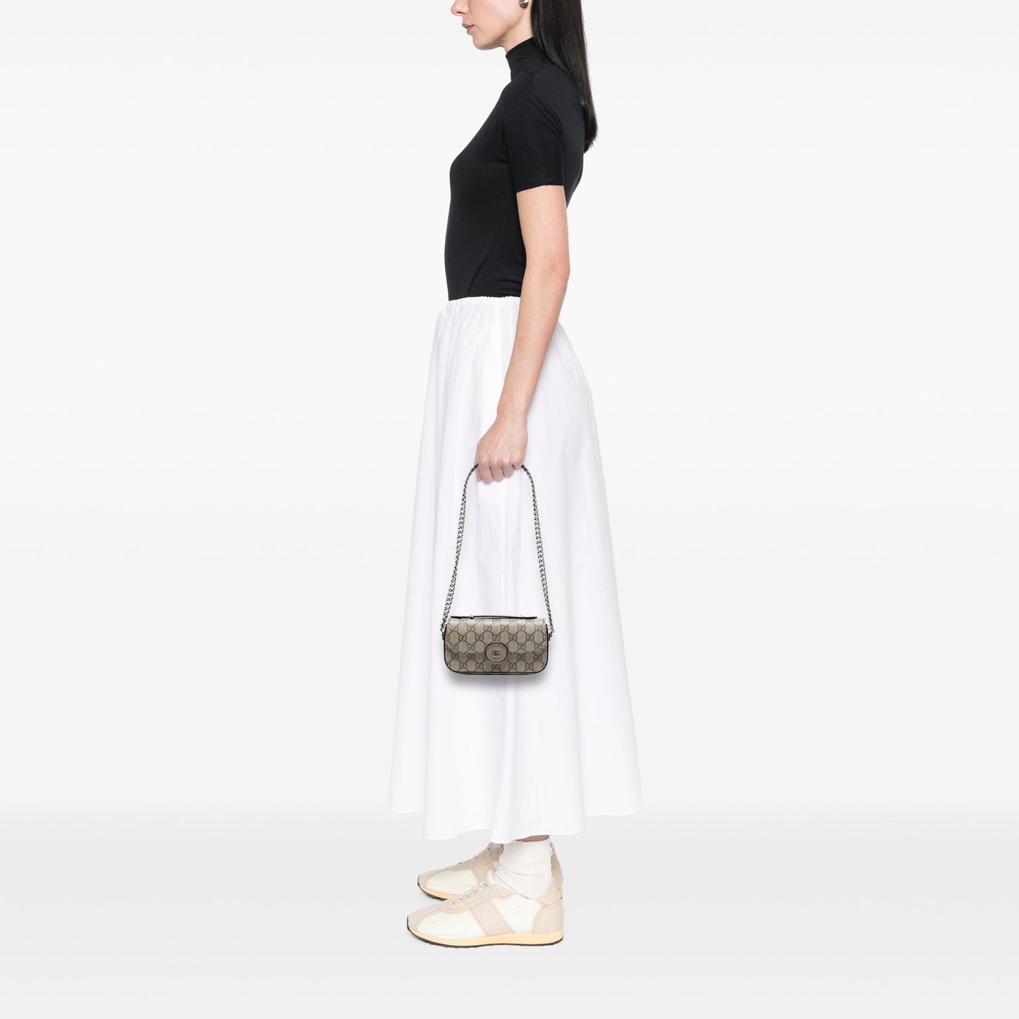 Gucci Mini GG Supreme Petite GG Crossbody