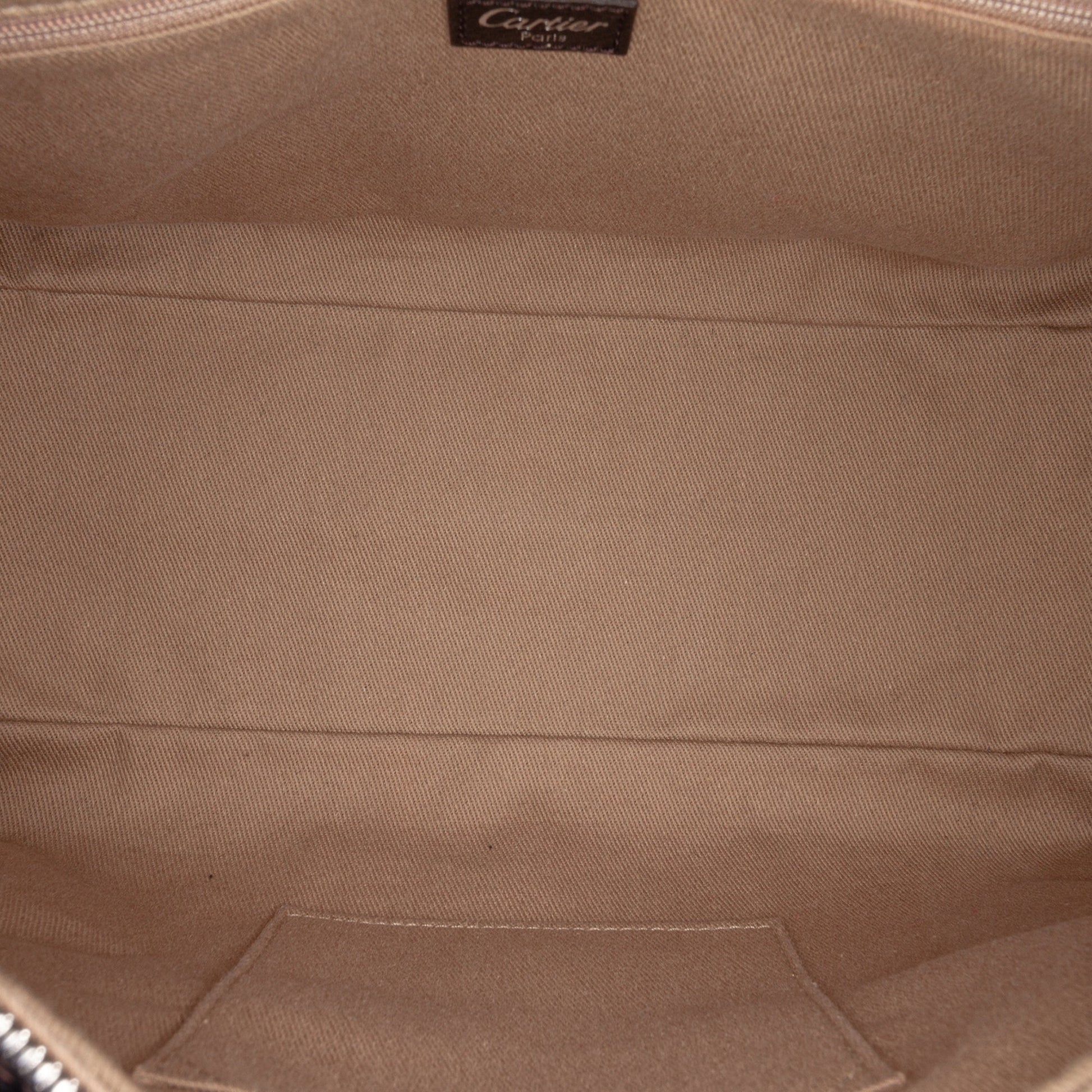 Cartier Grained Calfskin Marcello de Cartier Bowling Bag