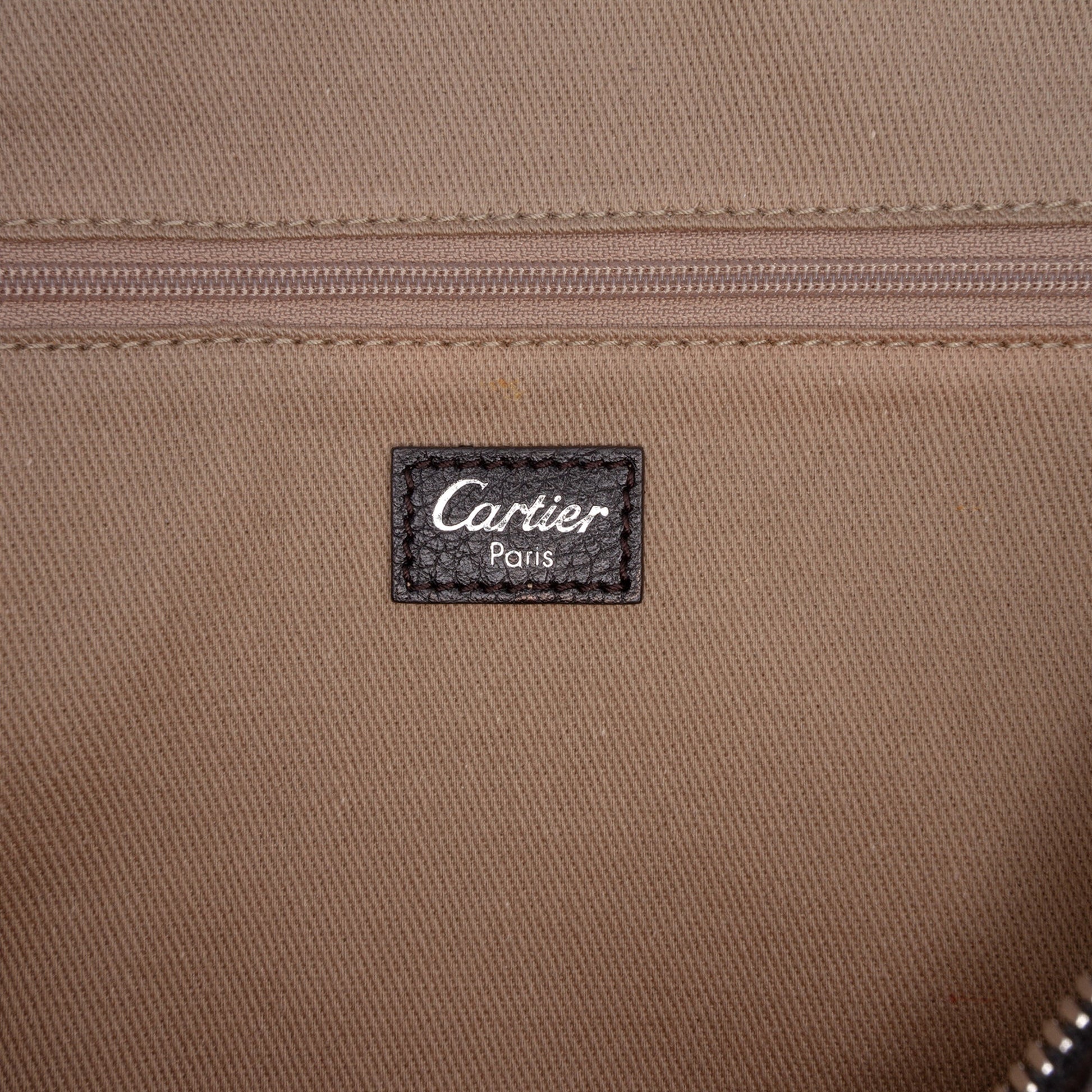 Cartier Grained Calfskin Marcello de Cartier Bowling Bag