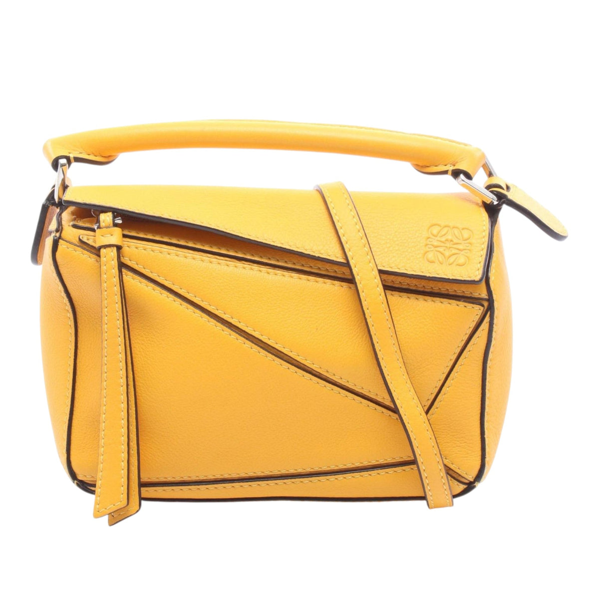 LOEWE Mini Calfskin Puzzle Satchel