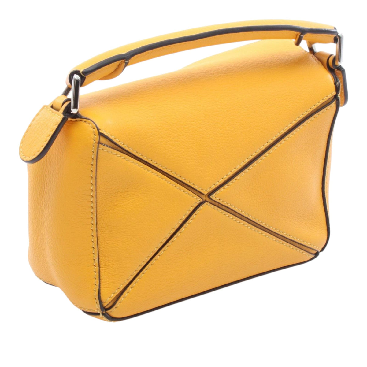 LOEWE Mini Calfskin Puzzle Satchel