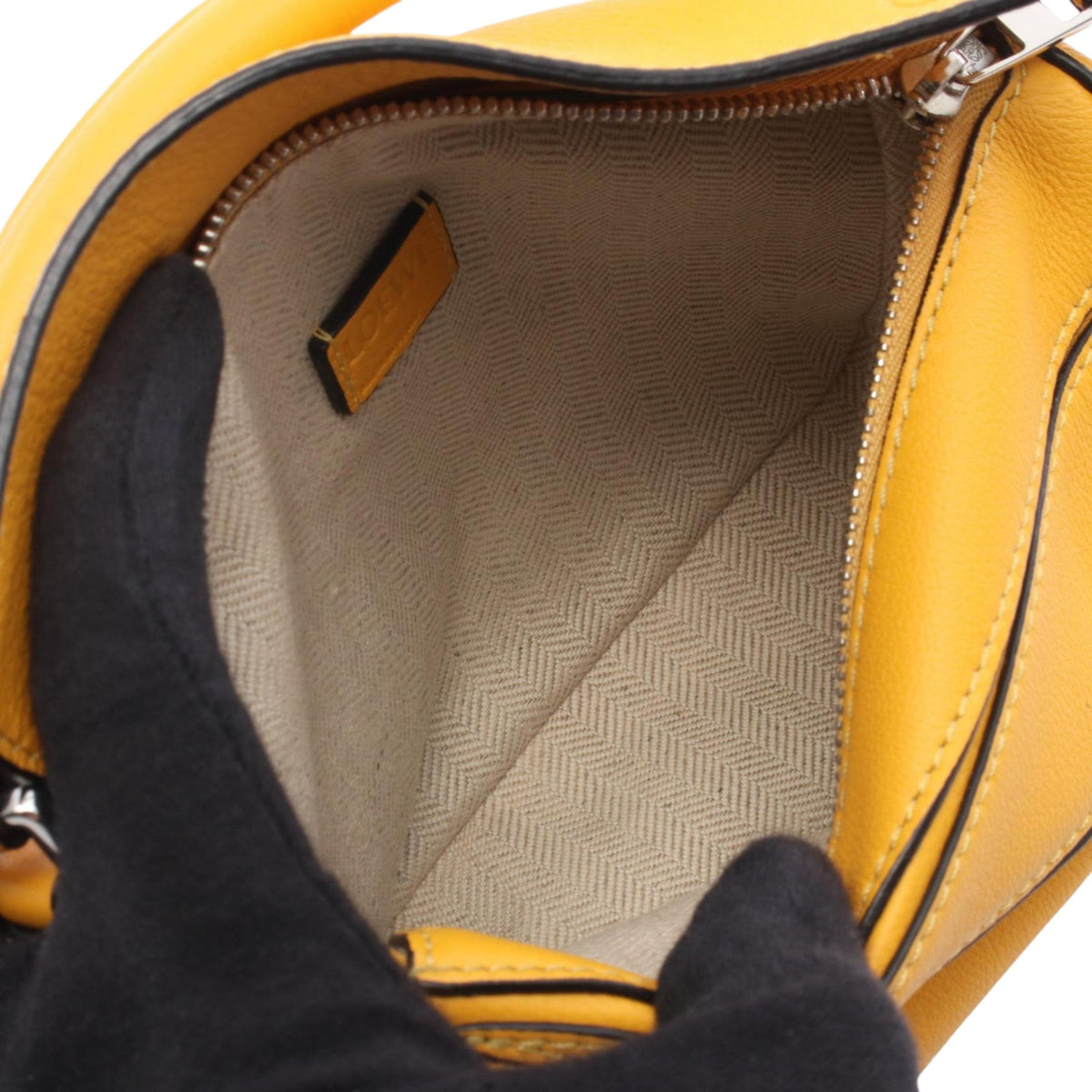 LOEWE Mini Calfskin Puzzle Satchel