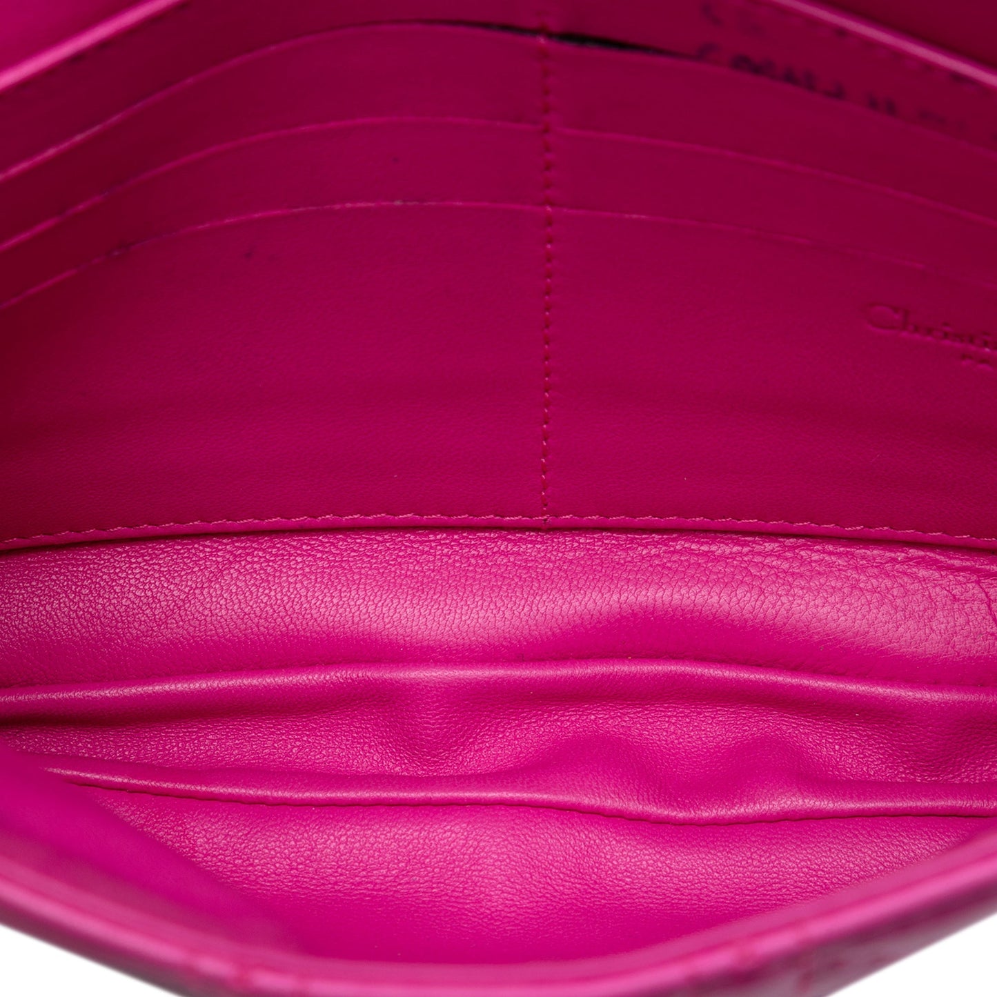 Dior Lambskin Cannage Chain Pochette
