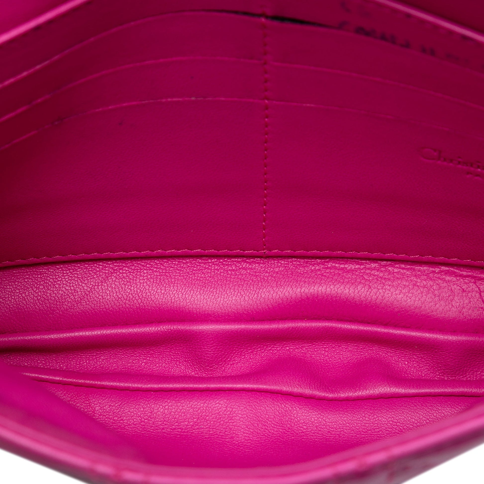 Dior Lambskin Cannage Chain Pochette