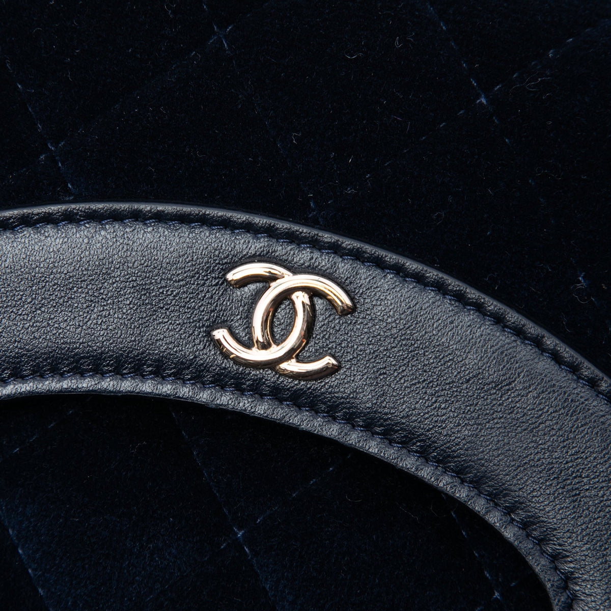 Chanel Small Quilted Velvet 31 Clutch