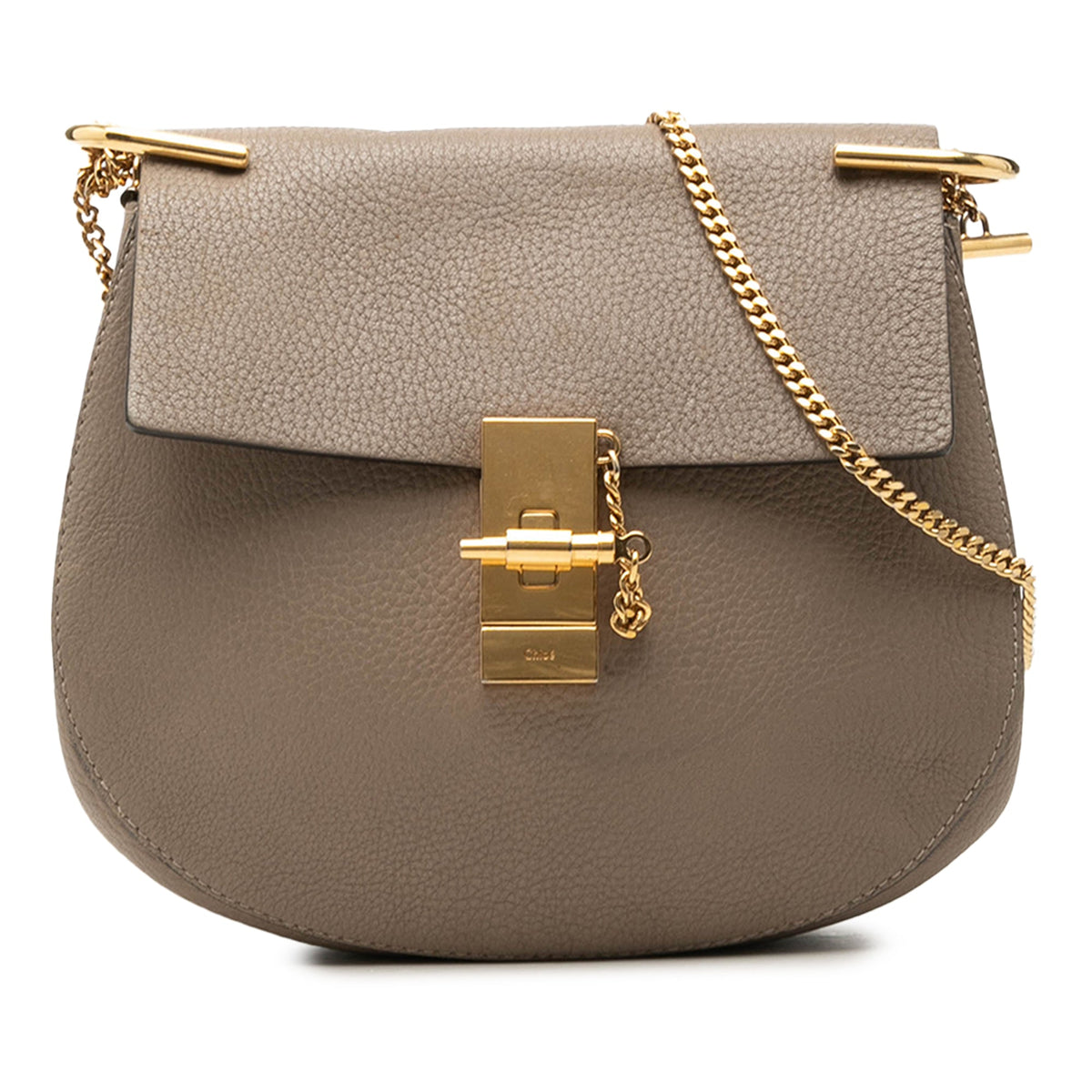 Chloé Small Grained Calfskin Drew Crossbody