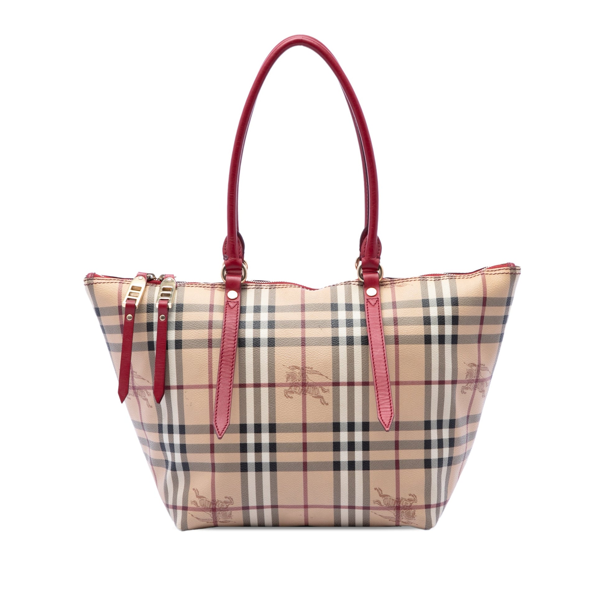 Burberry Small Haymarket Check Coated Canvas Salisbury Tote