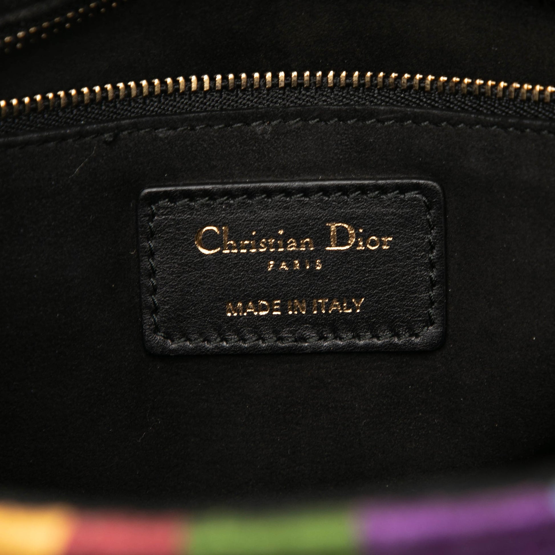 Dior Medium Canvas Beaded and Embroidered Tarot Judgment Lady Dior