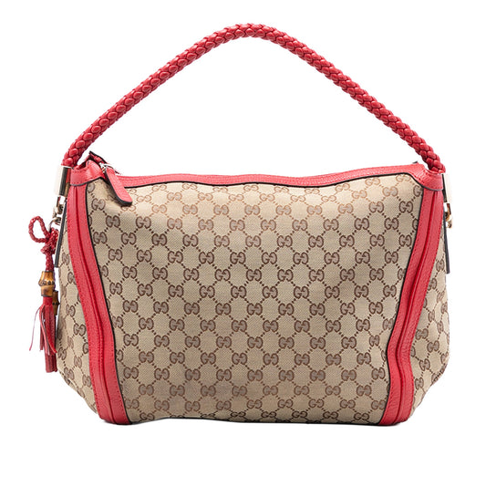 Gucci Medium GG Canvas Bella Shoulder Bag