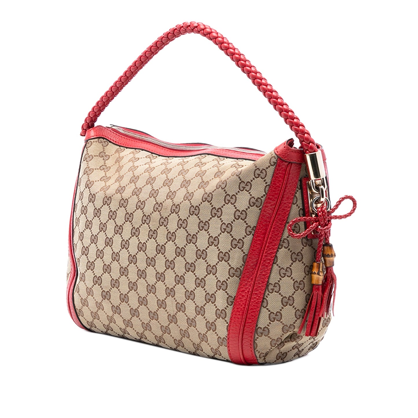 Gucci Medium GG Canvas Bella Shoulder Bag