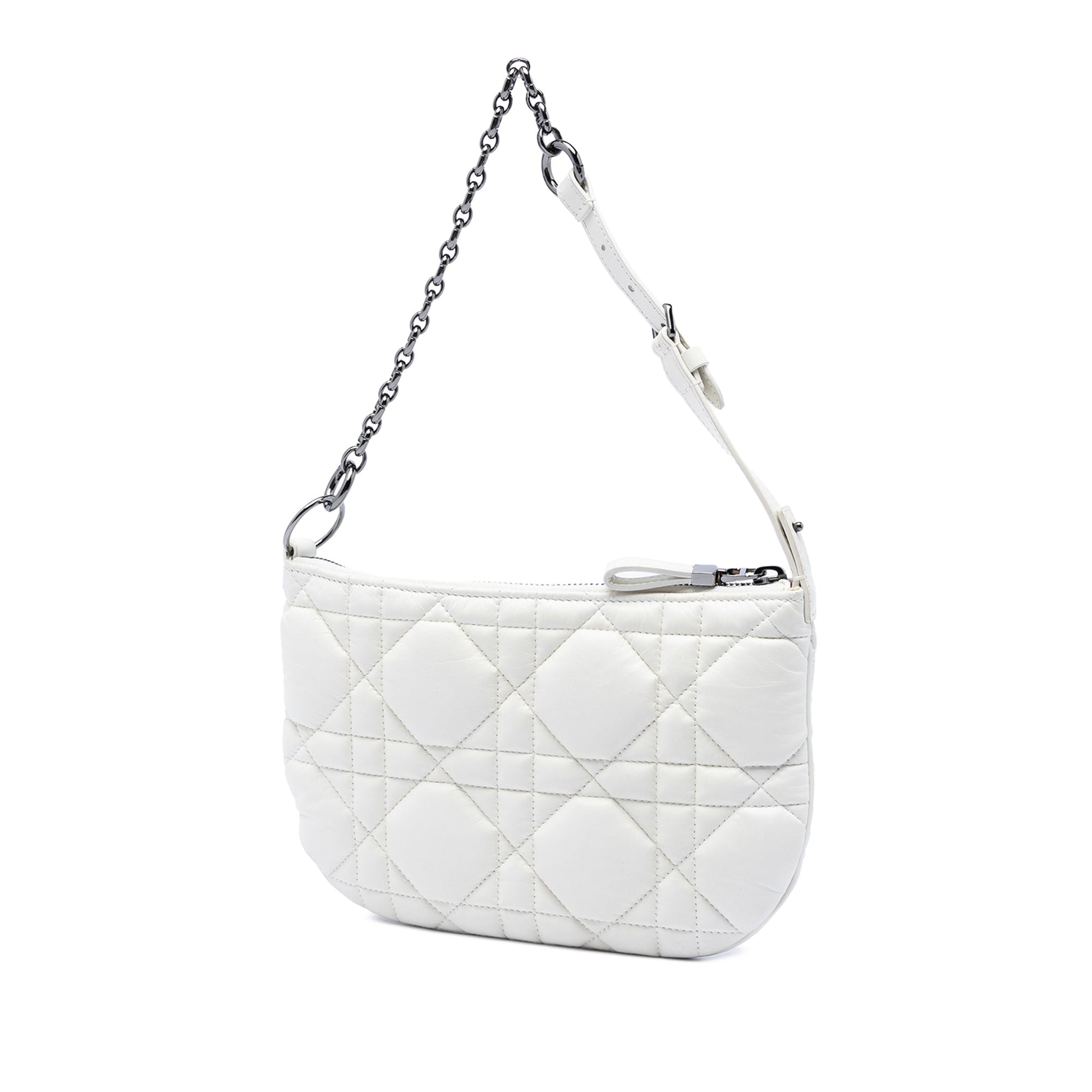 Dior Mini Calfskin Macrocannage Dior Caro Tulip Bag