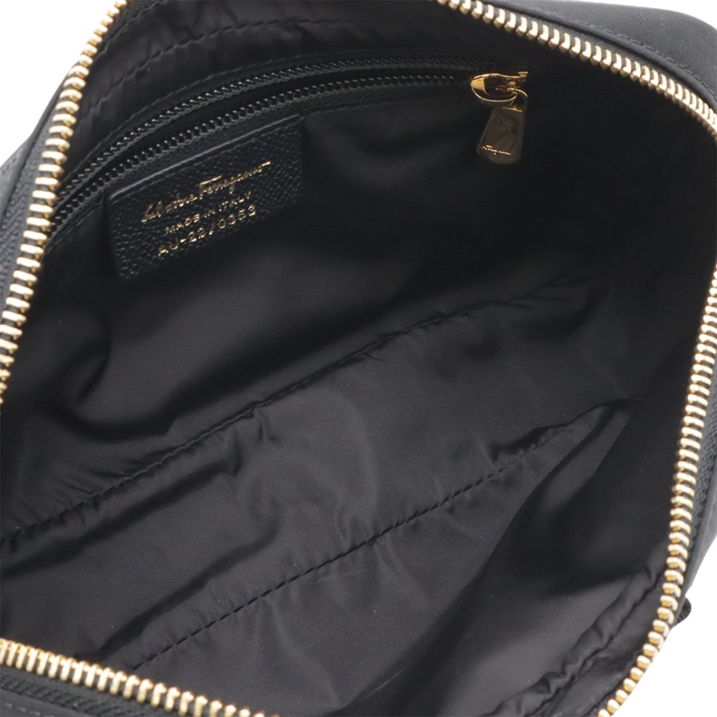 Ferragamo Nylon Vara Bow Shoulder Bag