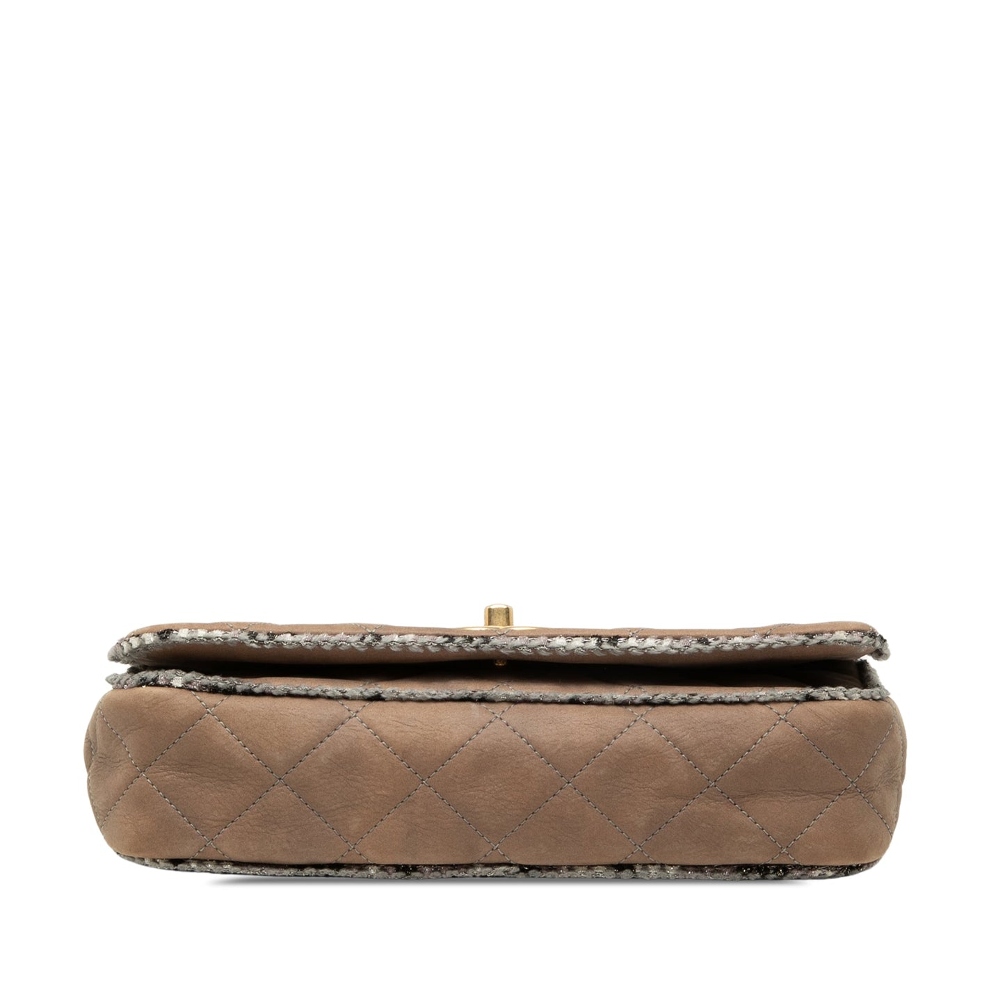 Chanel Small Quilted Lambskin and Tweed Chain Flap