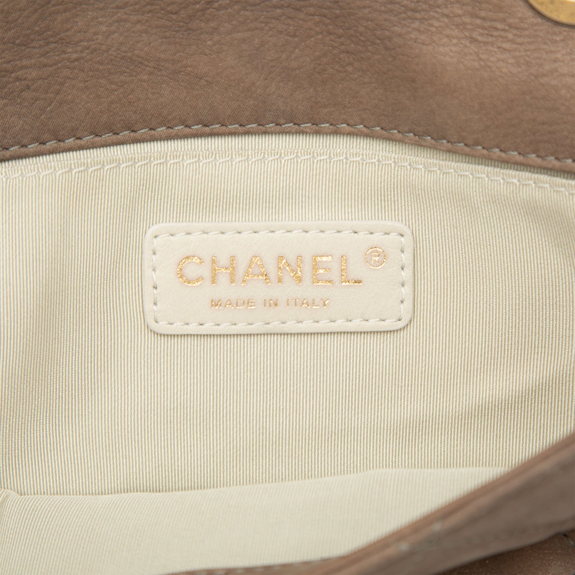 Chanel Small Quilted Lambskin and Tweed Chain Flap