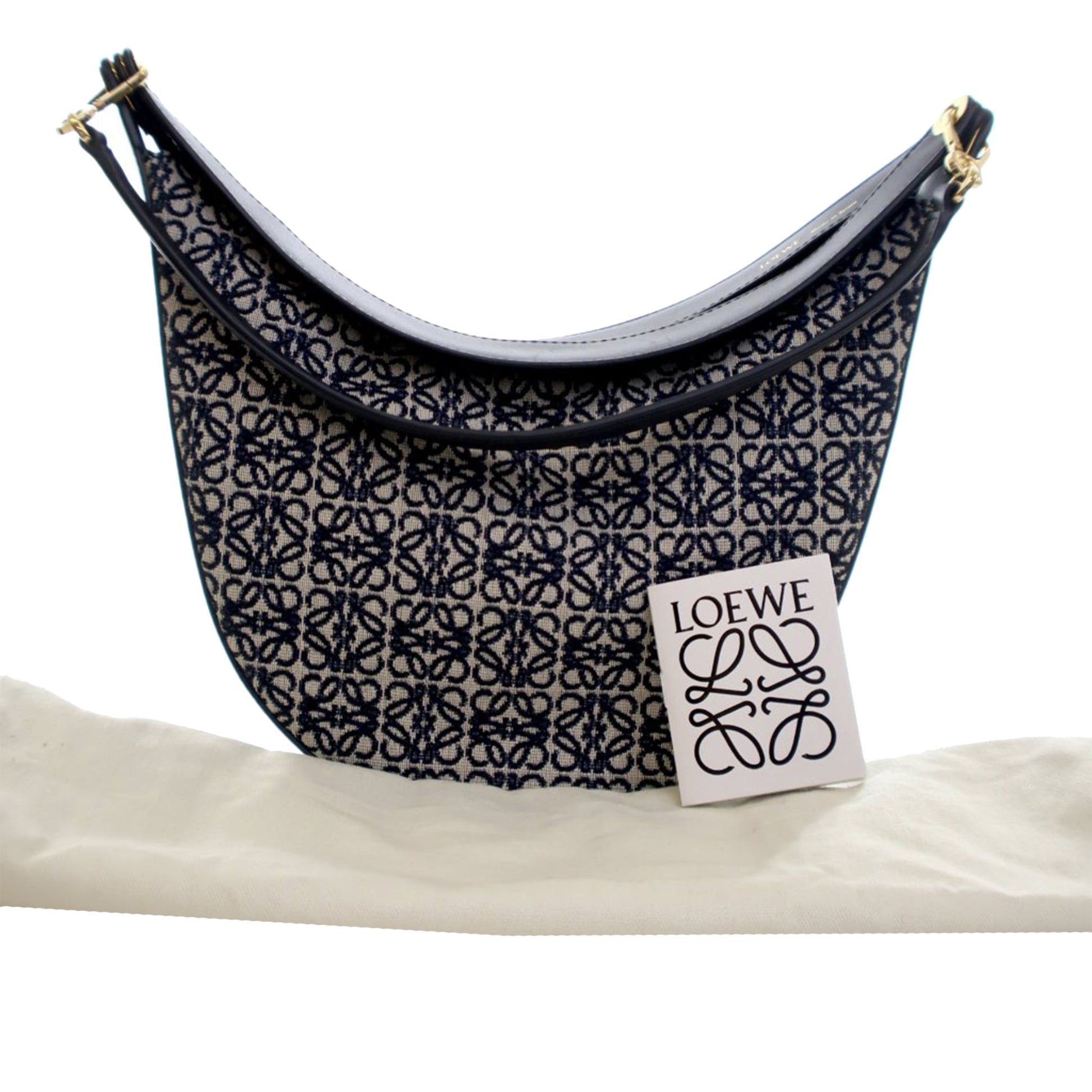 LOEWE Small Anagram Canvas Luna Hobo