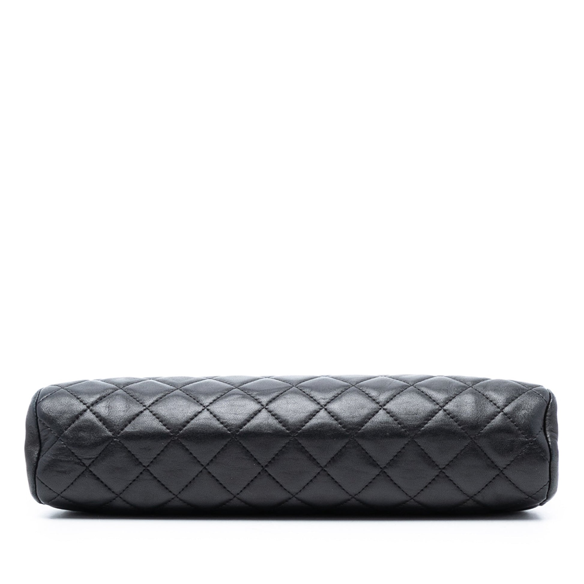 Chanel Quilted Lambskin Timeless Kisslock Clutch