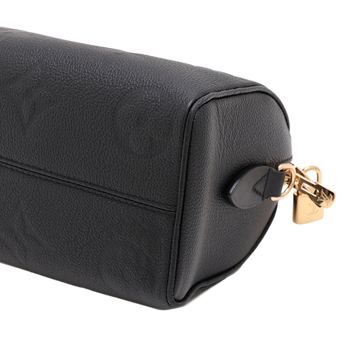 Louis Vuitton Monogram Giant Empreinte Speedy Bandouliere 20 — Black