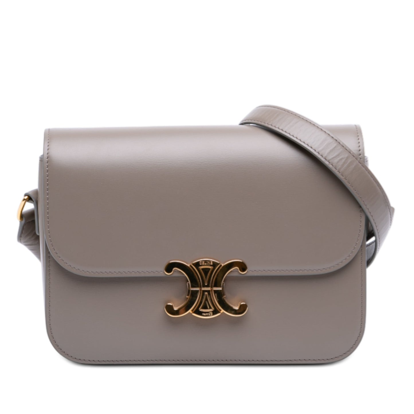 Celine Classique Shiny Calfskin Triomphe Crossbody