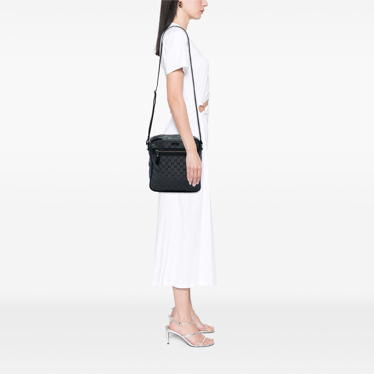 Gucci GG Imprime Crossbody — Black