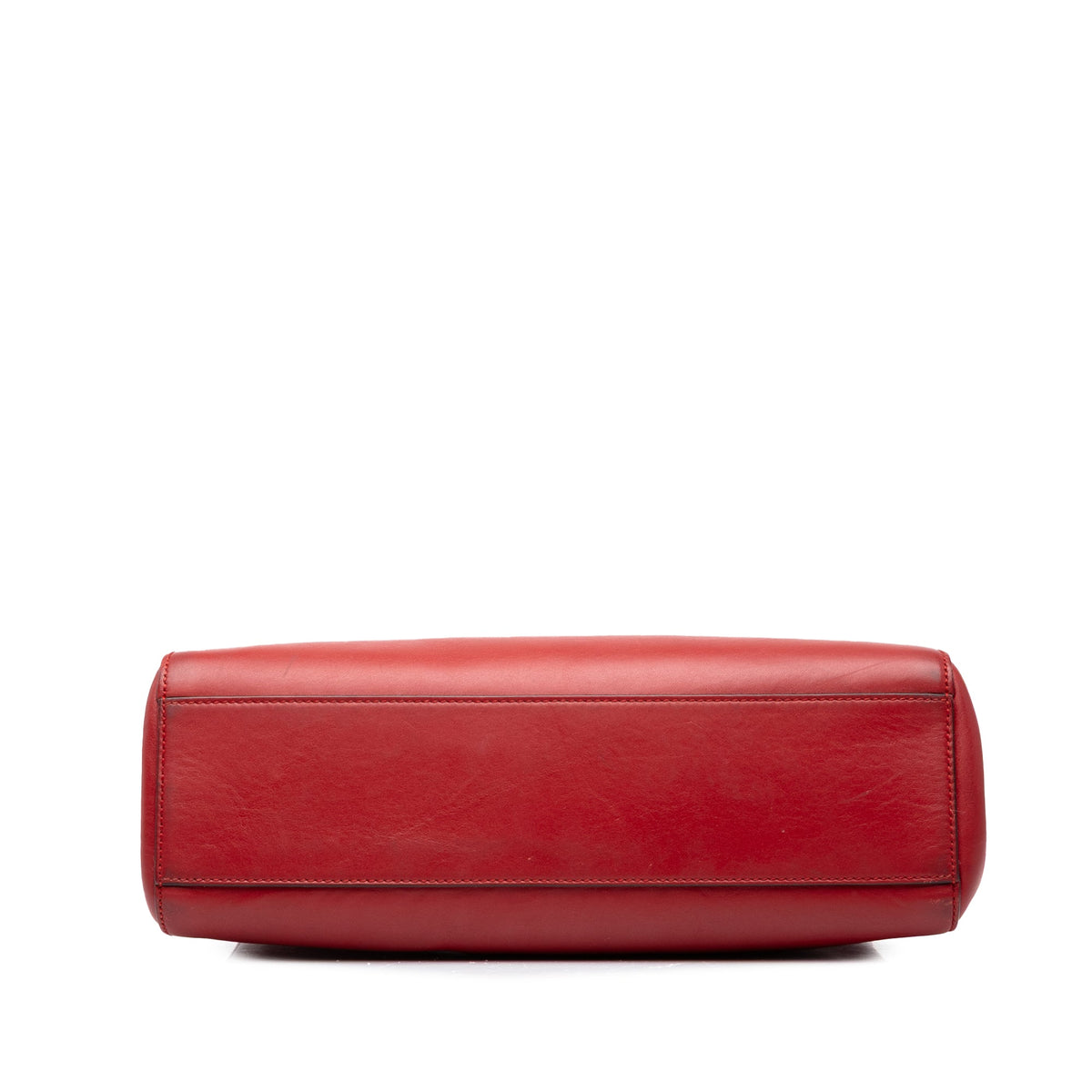 Gucci Medium Calfskin Bamboo Nymphaea Satchel — Red