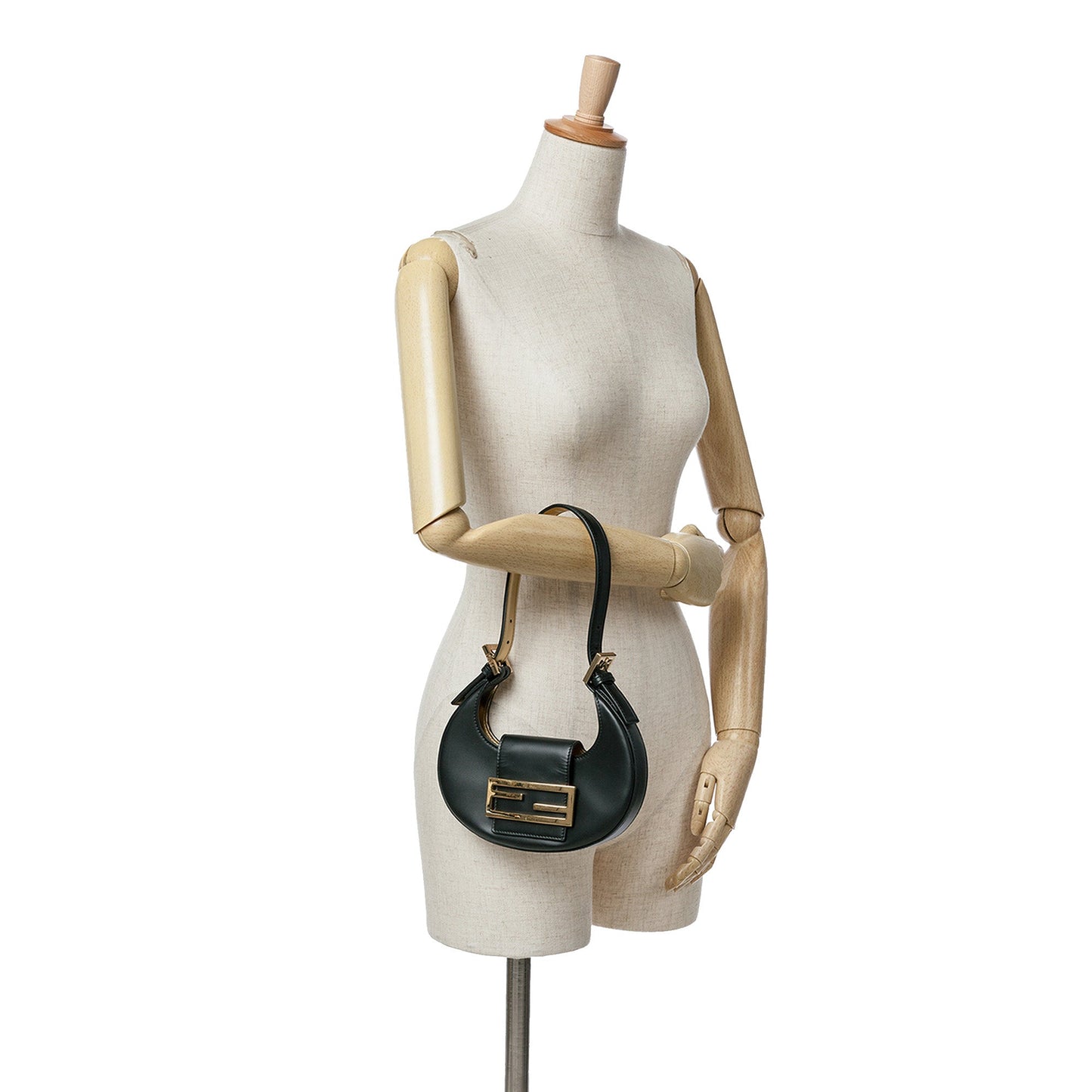 Fendi Mini Leather Cookie Hobo