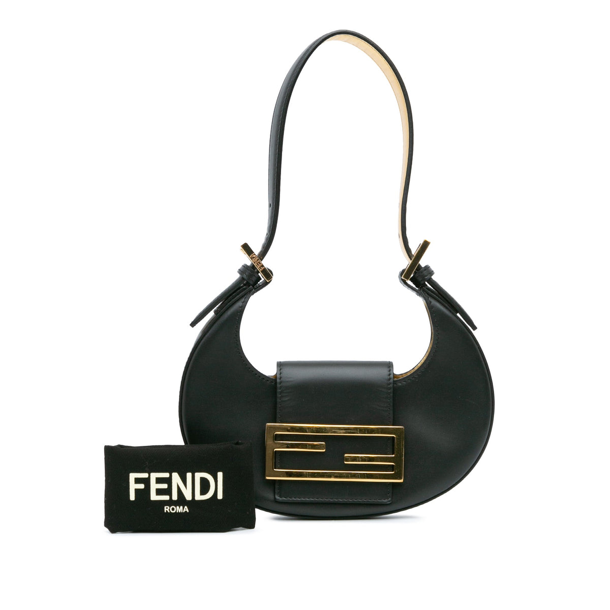 Fendi Mini Leather Cookie Hobo