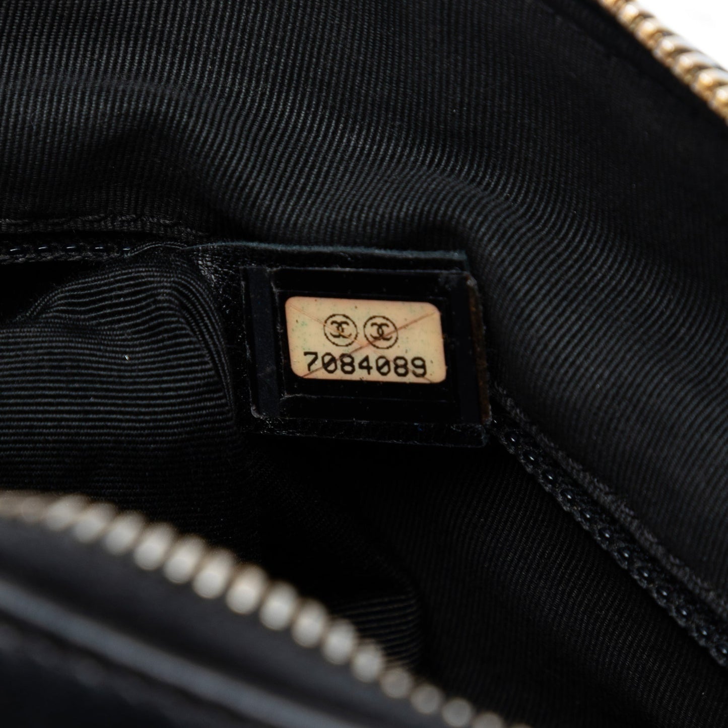 CC Chocolate Bar Lambskin Shoulder Bag