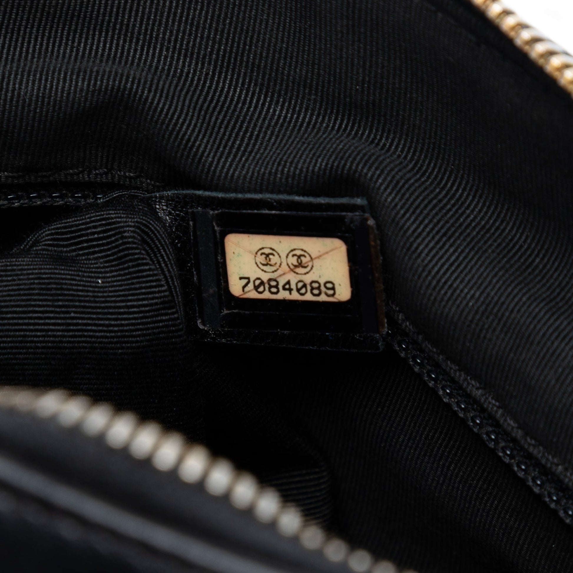 CC Chocolate Bar Lambskin Shoulder Bag