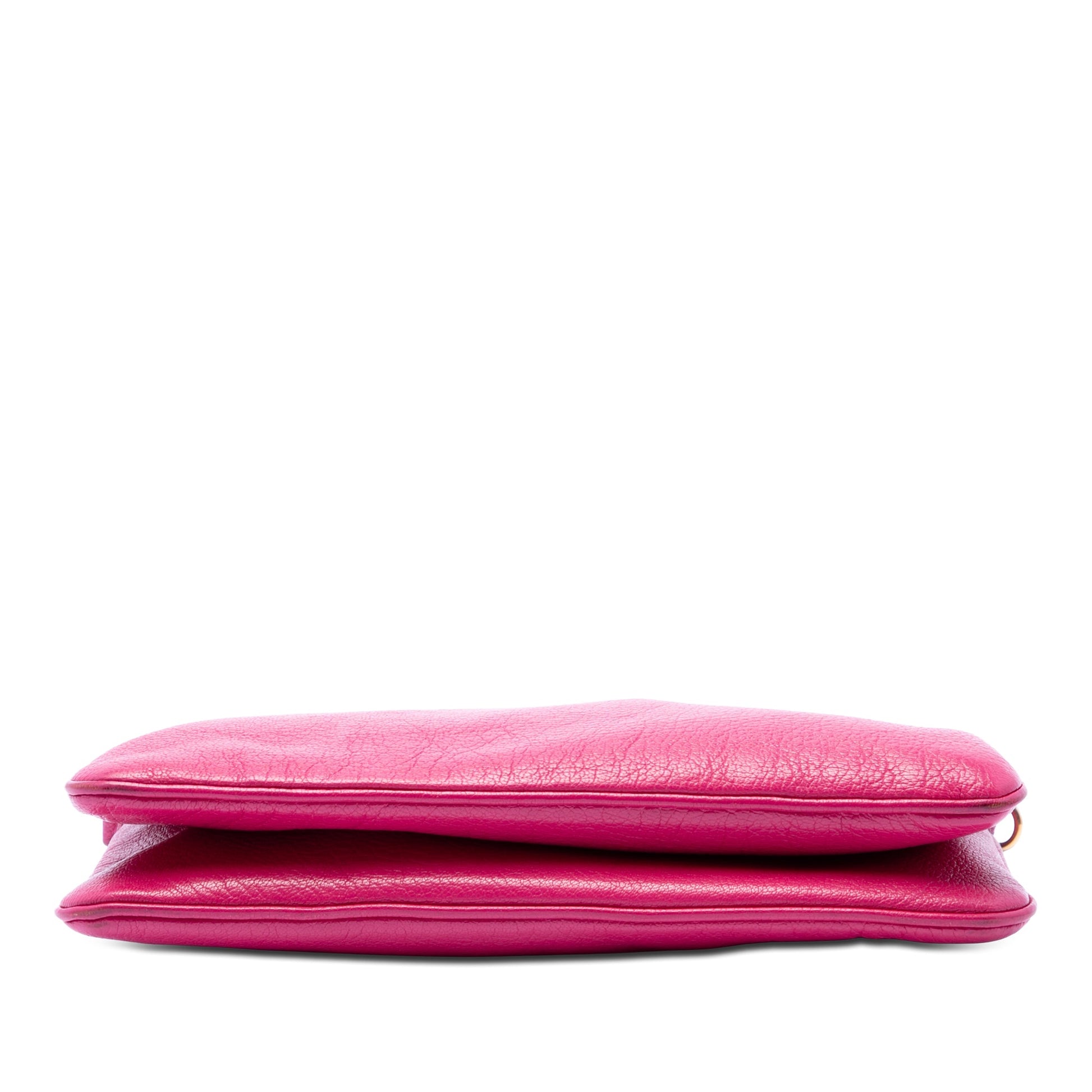 Miu Miu Goatskin Madras Double Zip Crossbody