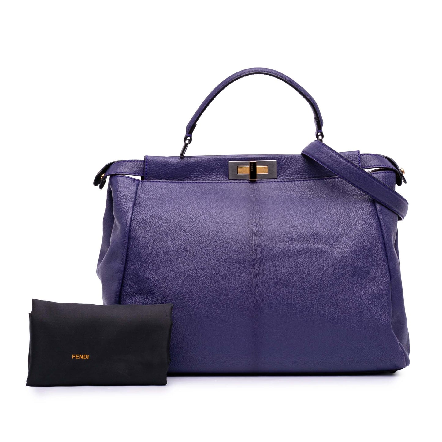 Fendi Large Calfskin Peekaboo Iconic Satchel