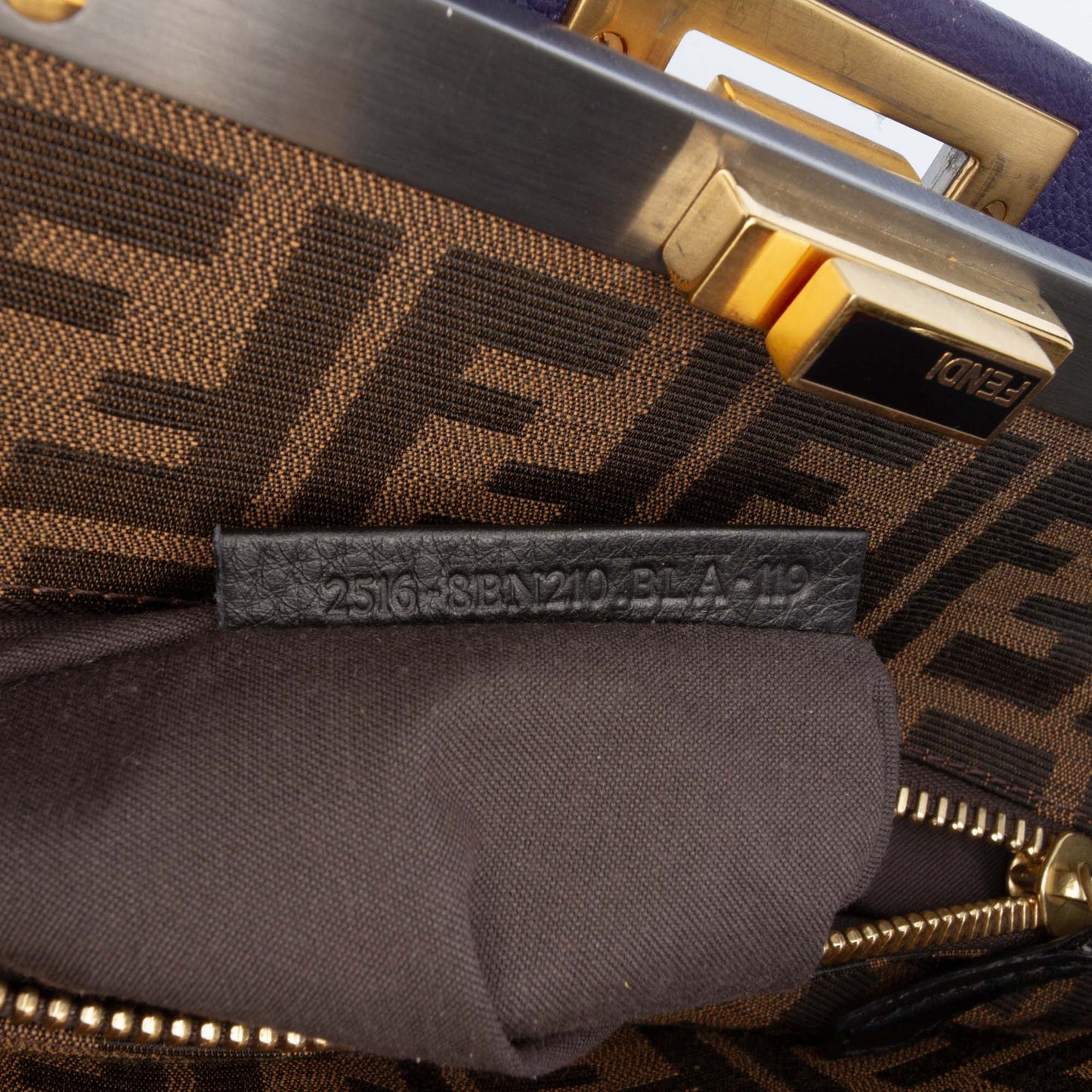 Fendi Large Calfskin Peekaboo Iconic Satchel