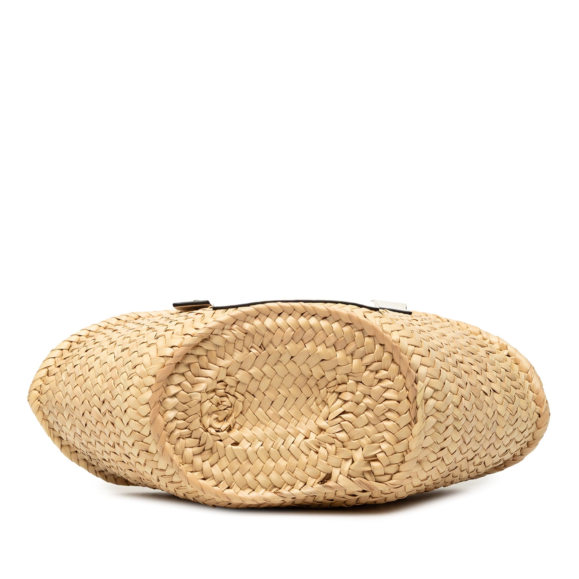 LOEWE Small Raffia Anagram Basket Tote