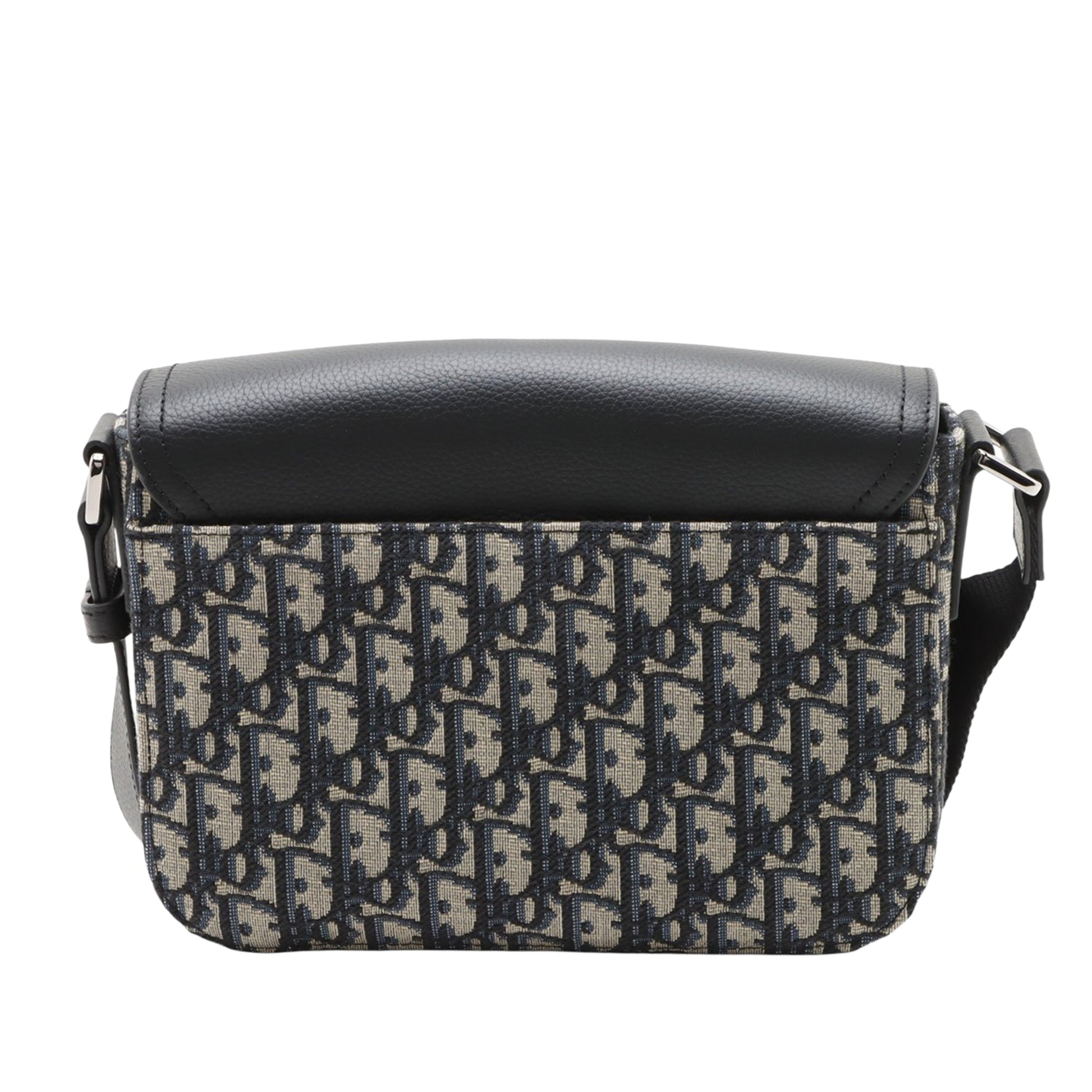 Dior Small Oblique Canvas Saddle Messenger Bag with Flap