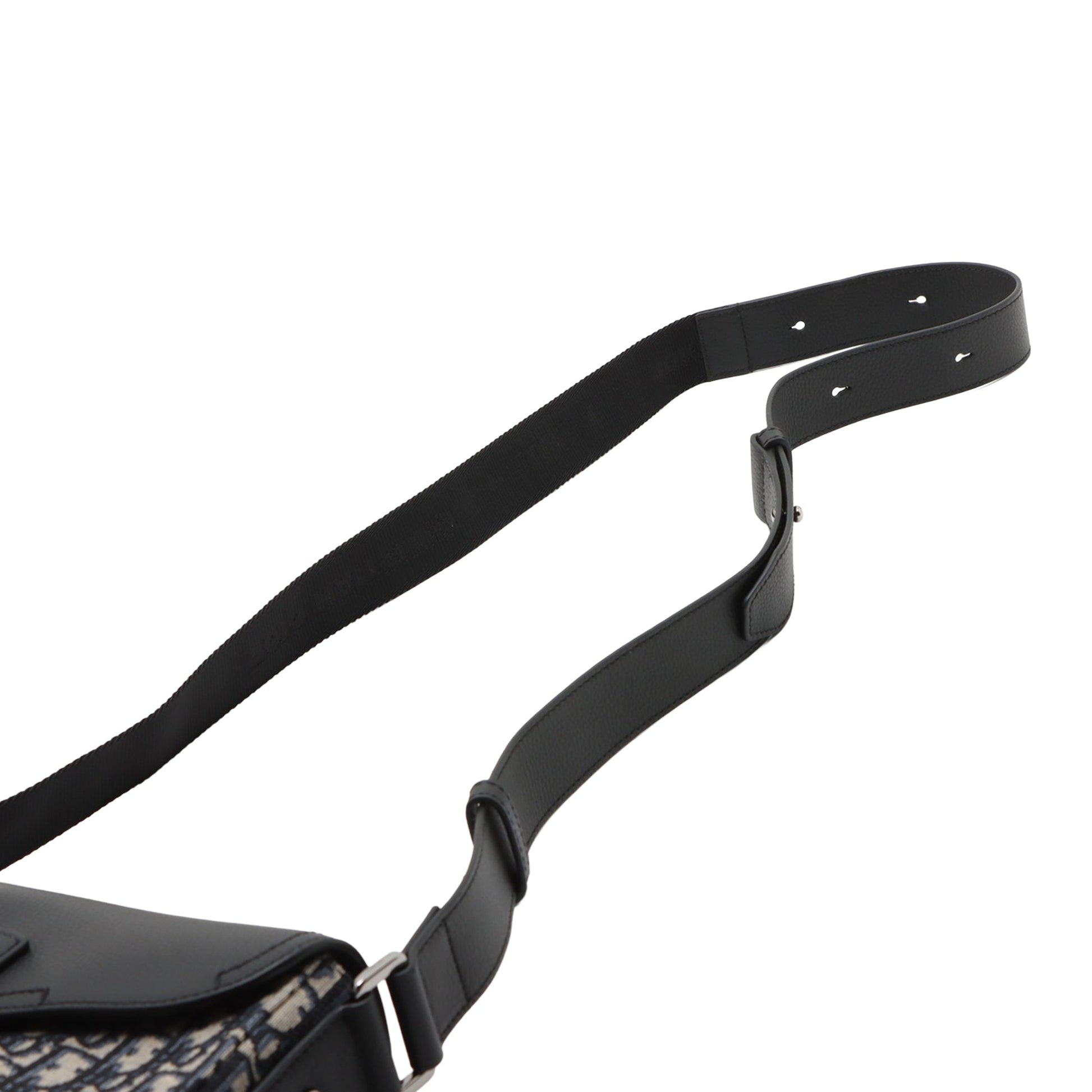 Dior Small Oblique Canvas Saddle Messenger Bag with Flap