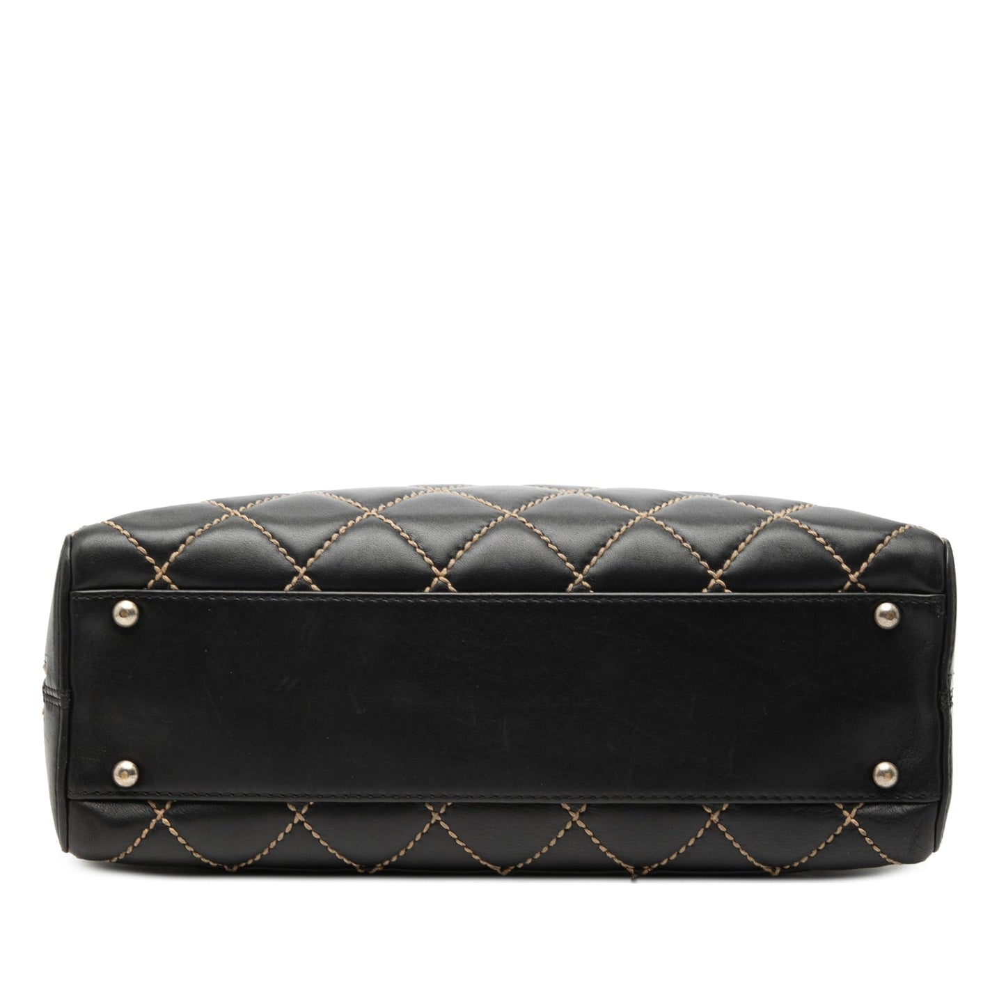 Chanel CC Lambskin Wild Stitch Handbag