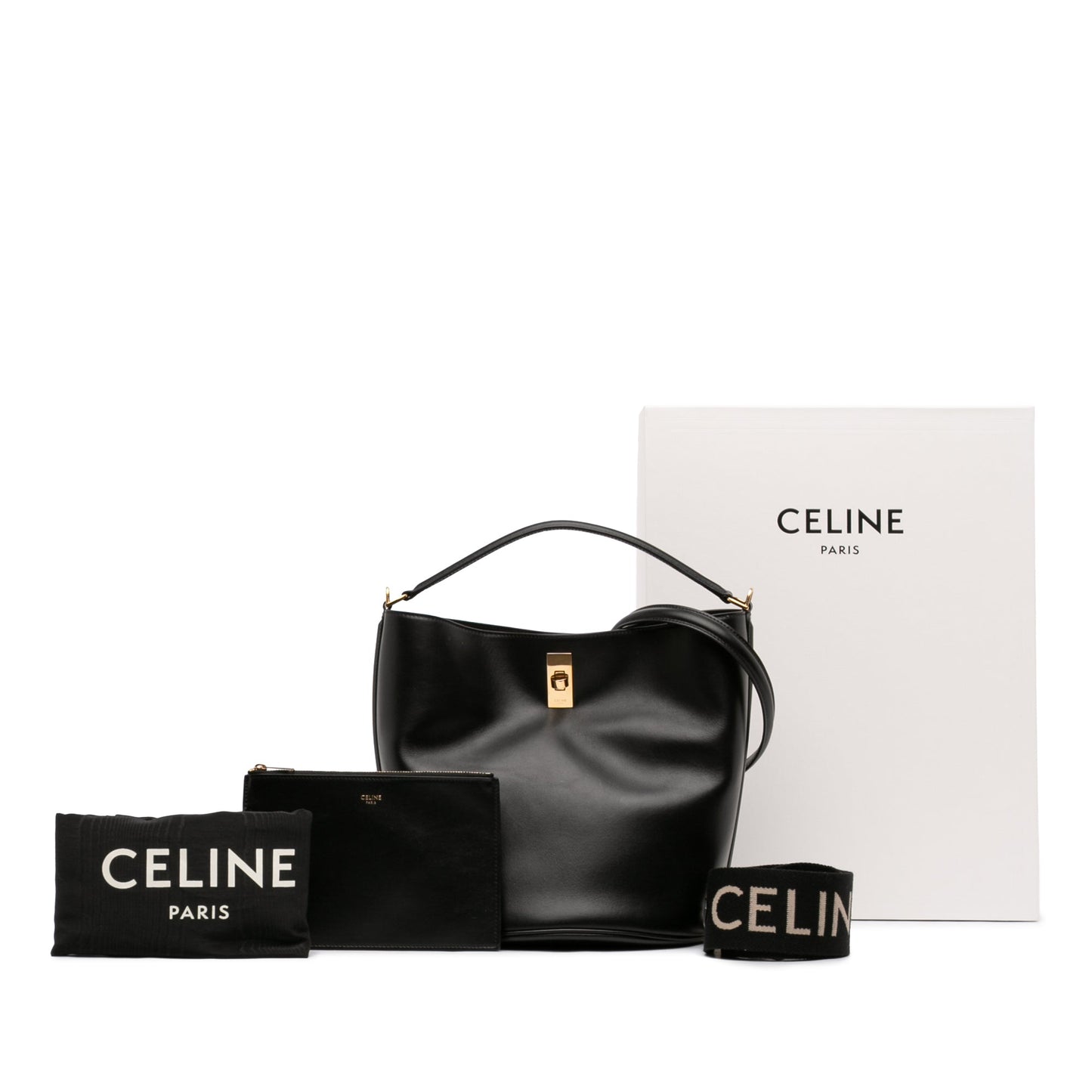 Smooth Calfskin Bucket 16