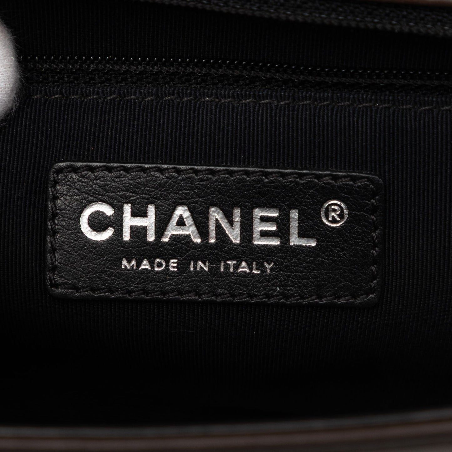 Chanel Old Medium Bicolor Glazed Calfskin Boy Flap